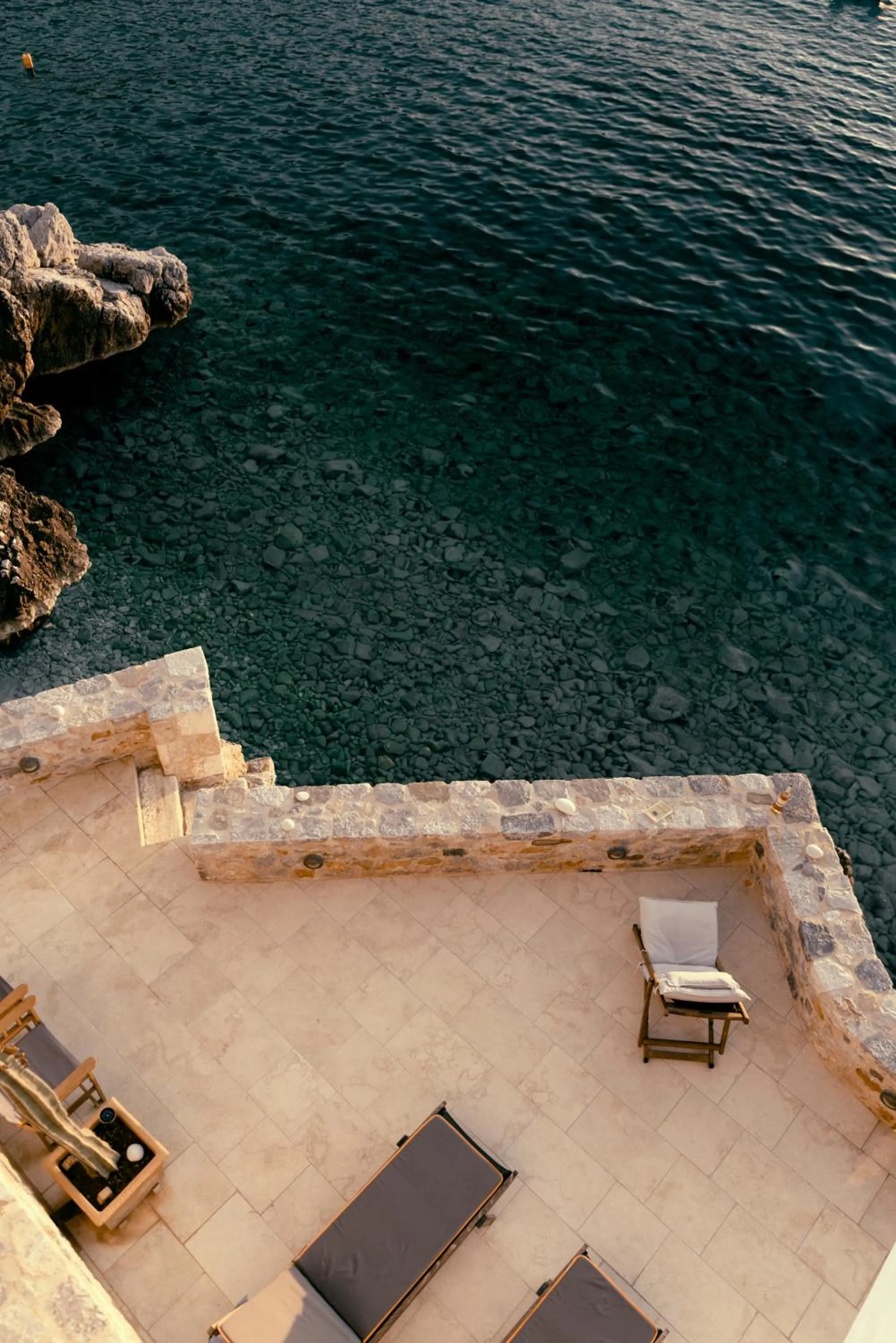 Balcony/Terrace in Limeni Villa