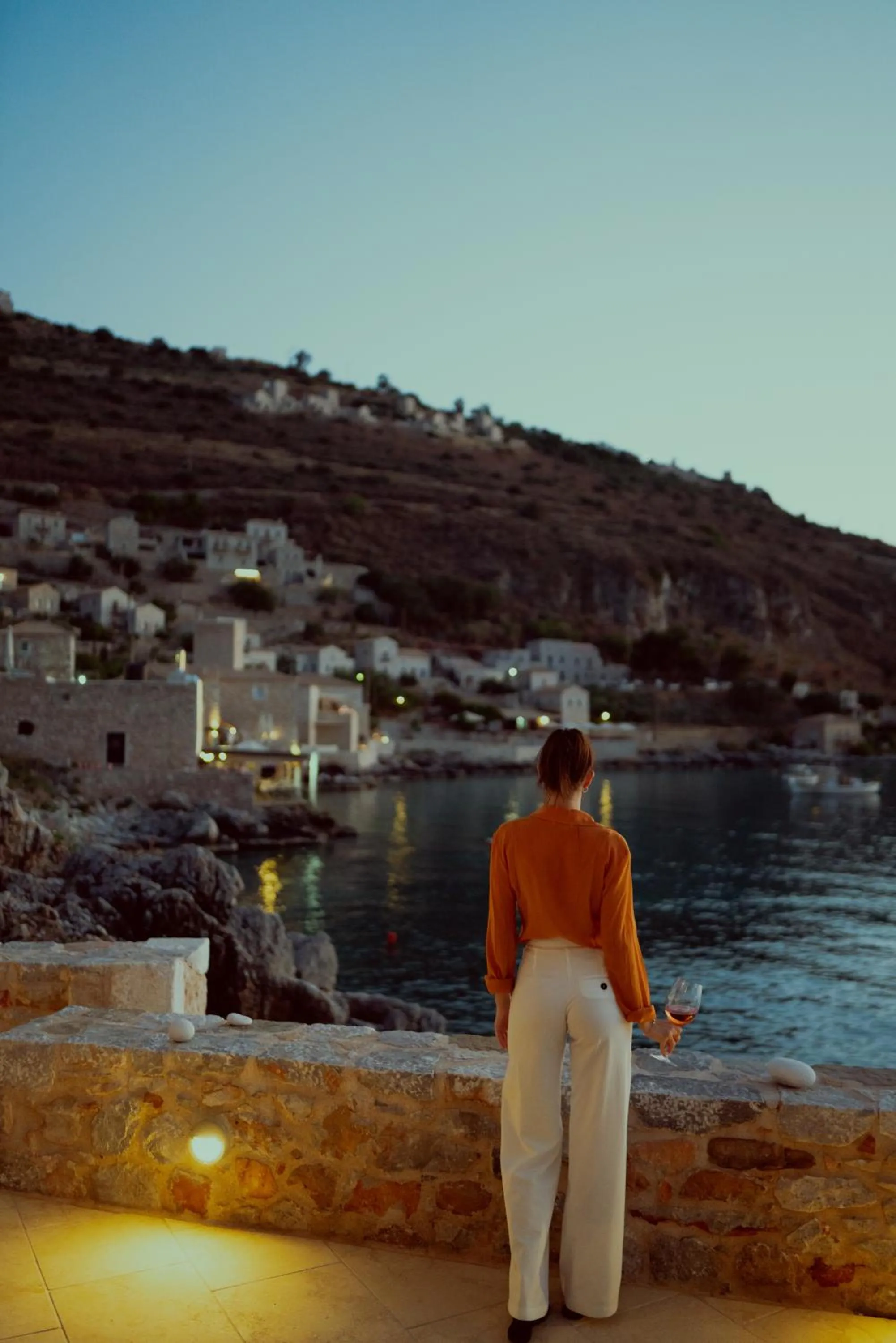 Balcony/Terrace in Limeni Villa