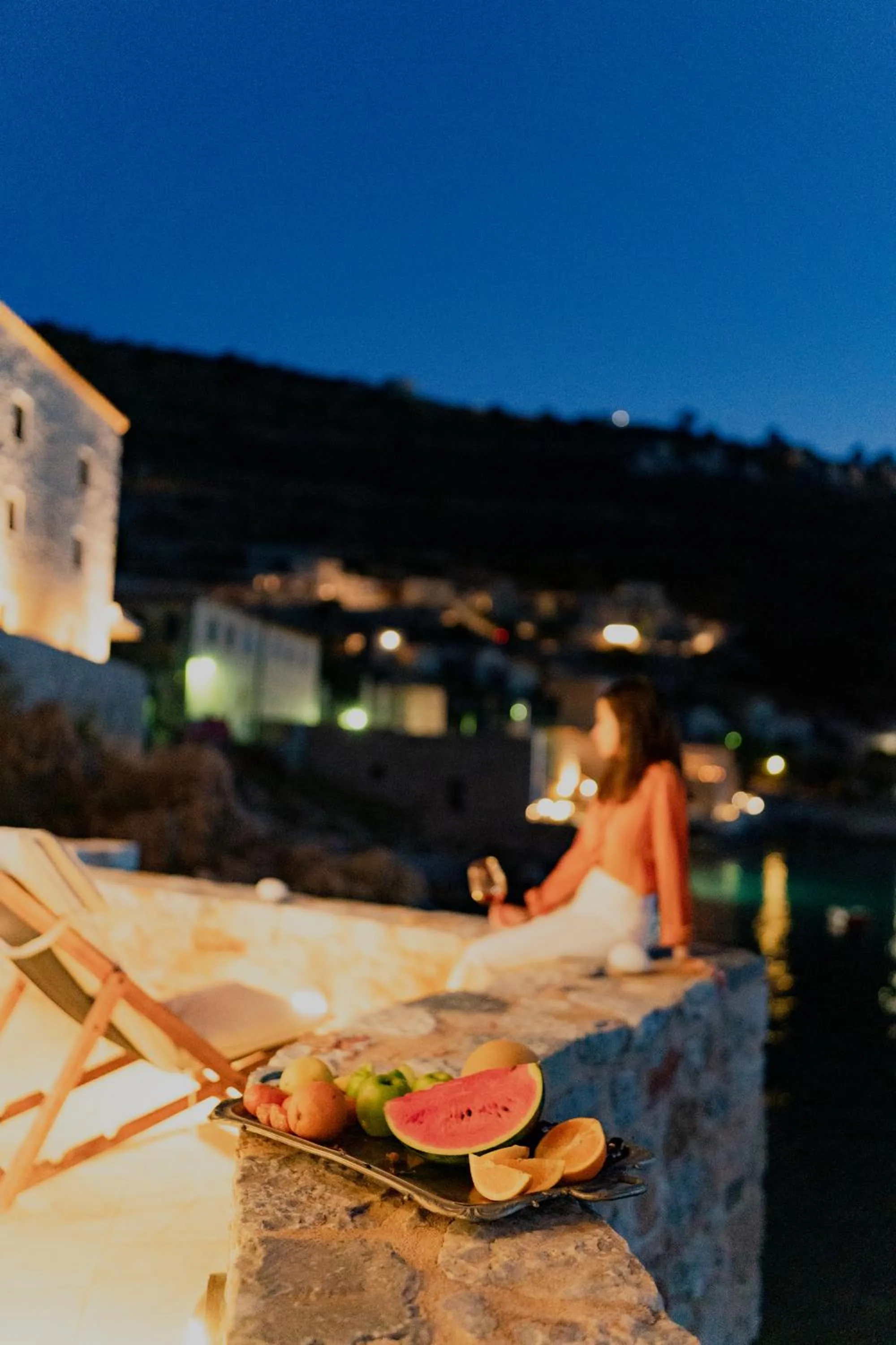 Balcony/Terrace in Limeni Villa