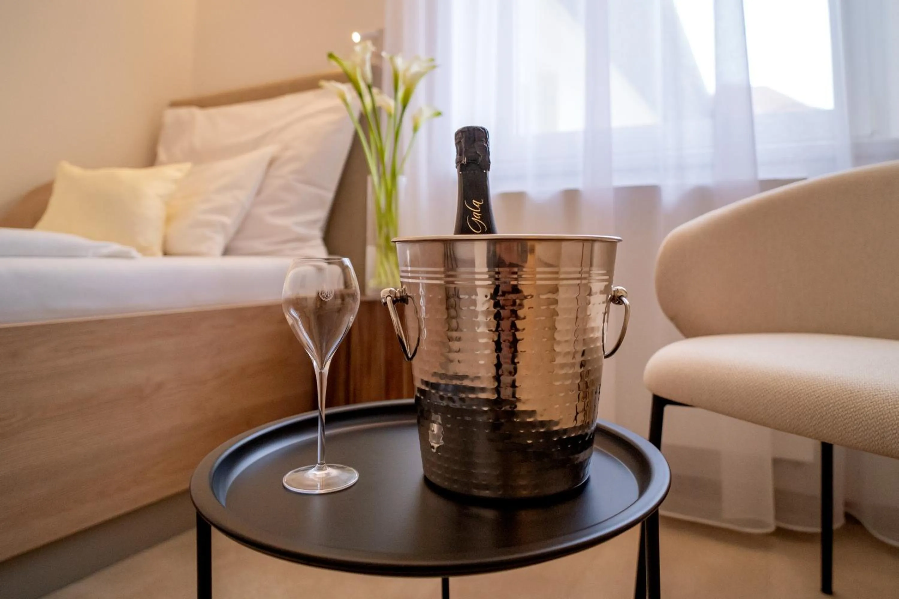 Bedroom, Bed in Hotel U Kaplicky