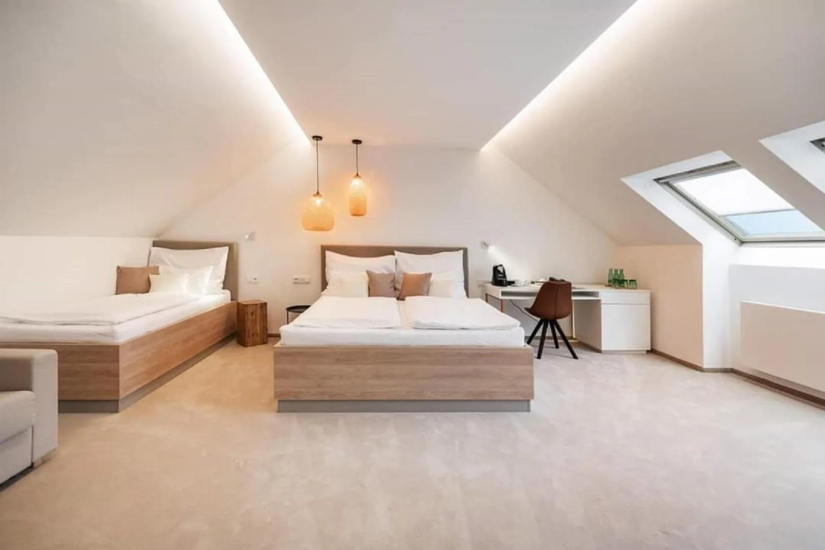 Bed in Hotel U Kaplicky