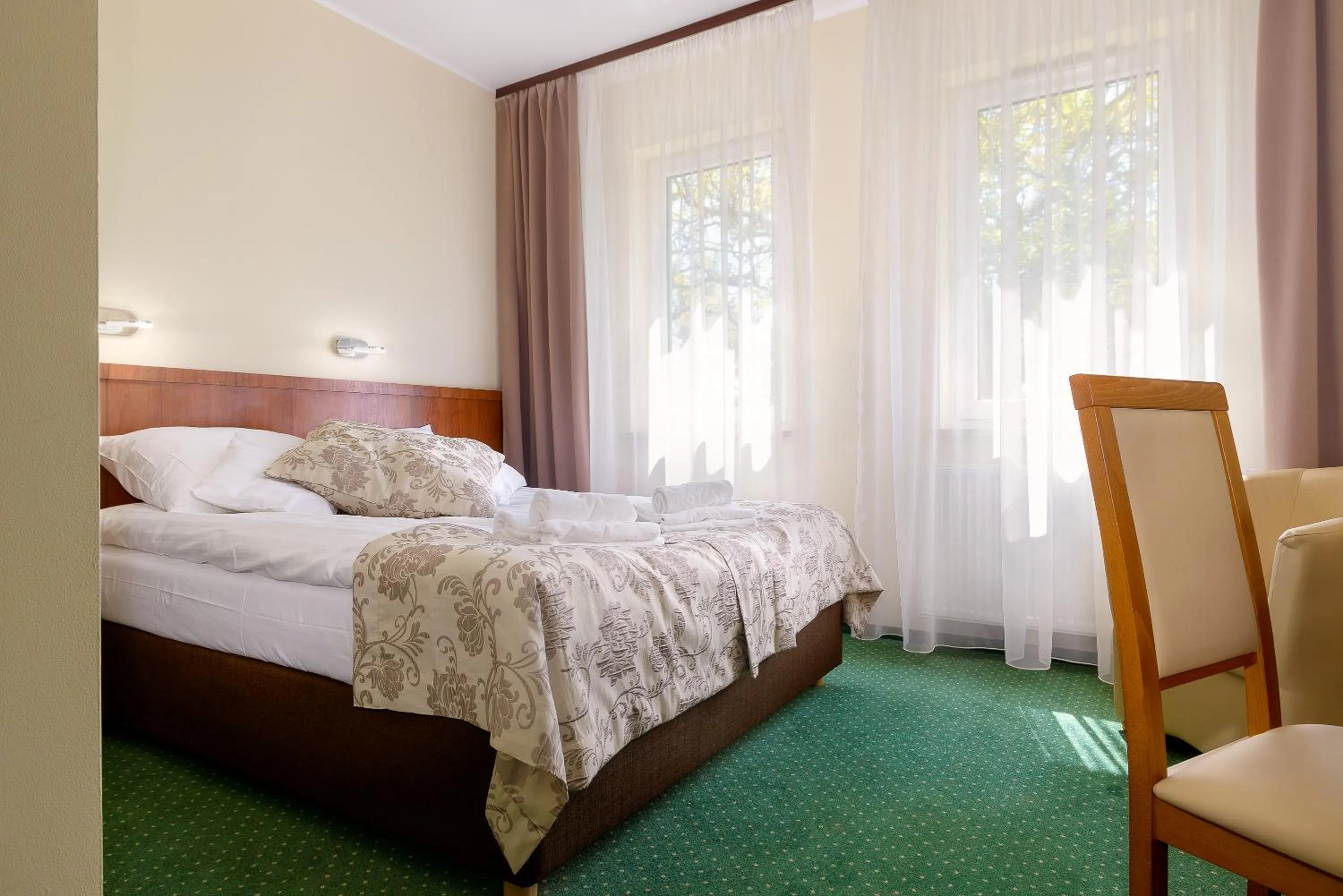 Bed in Hotel Zielony