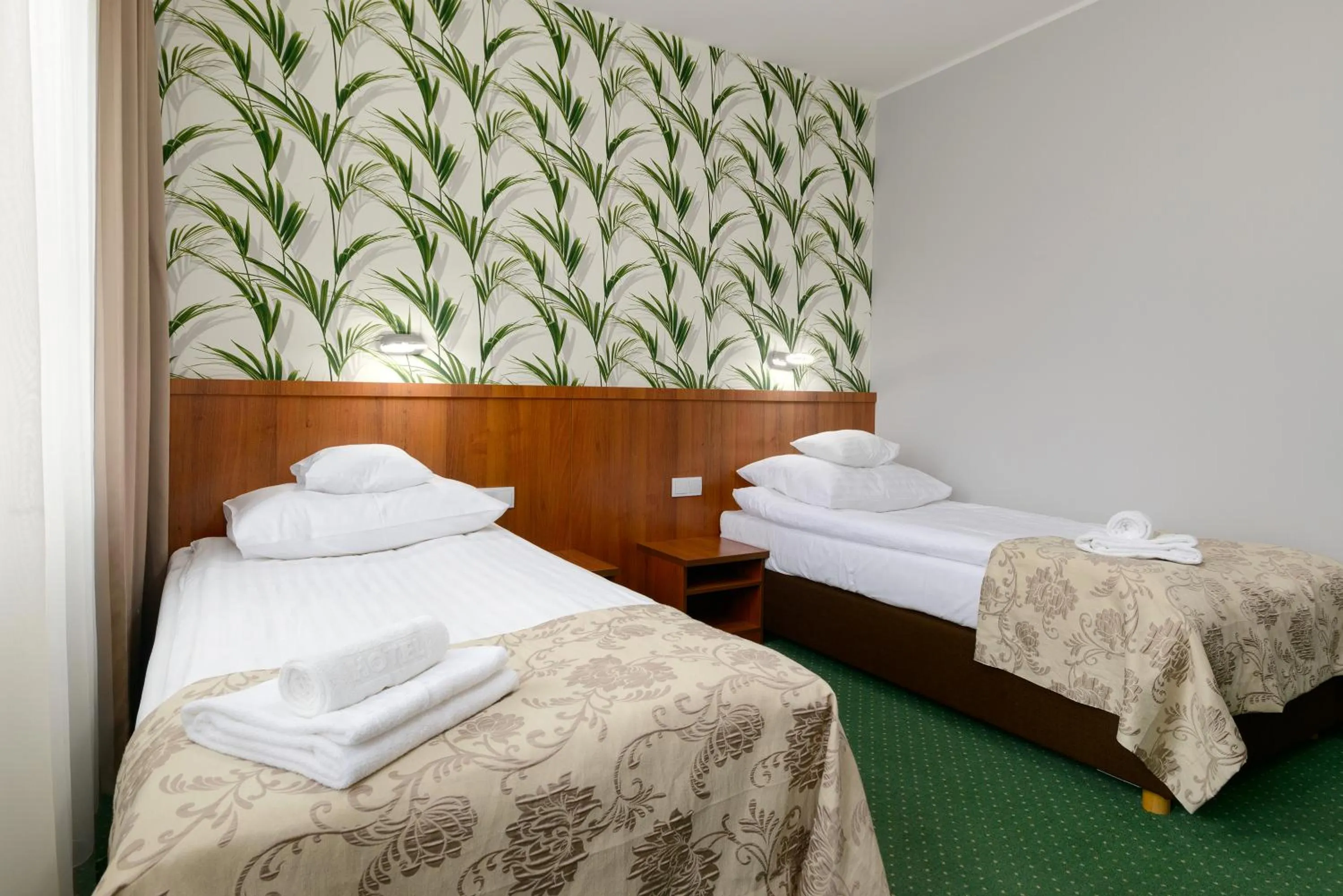 Bed in Hotel Zielony