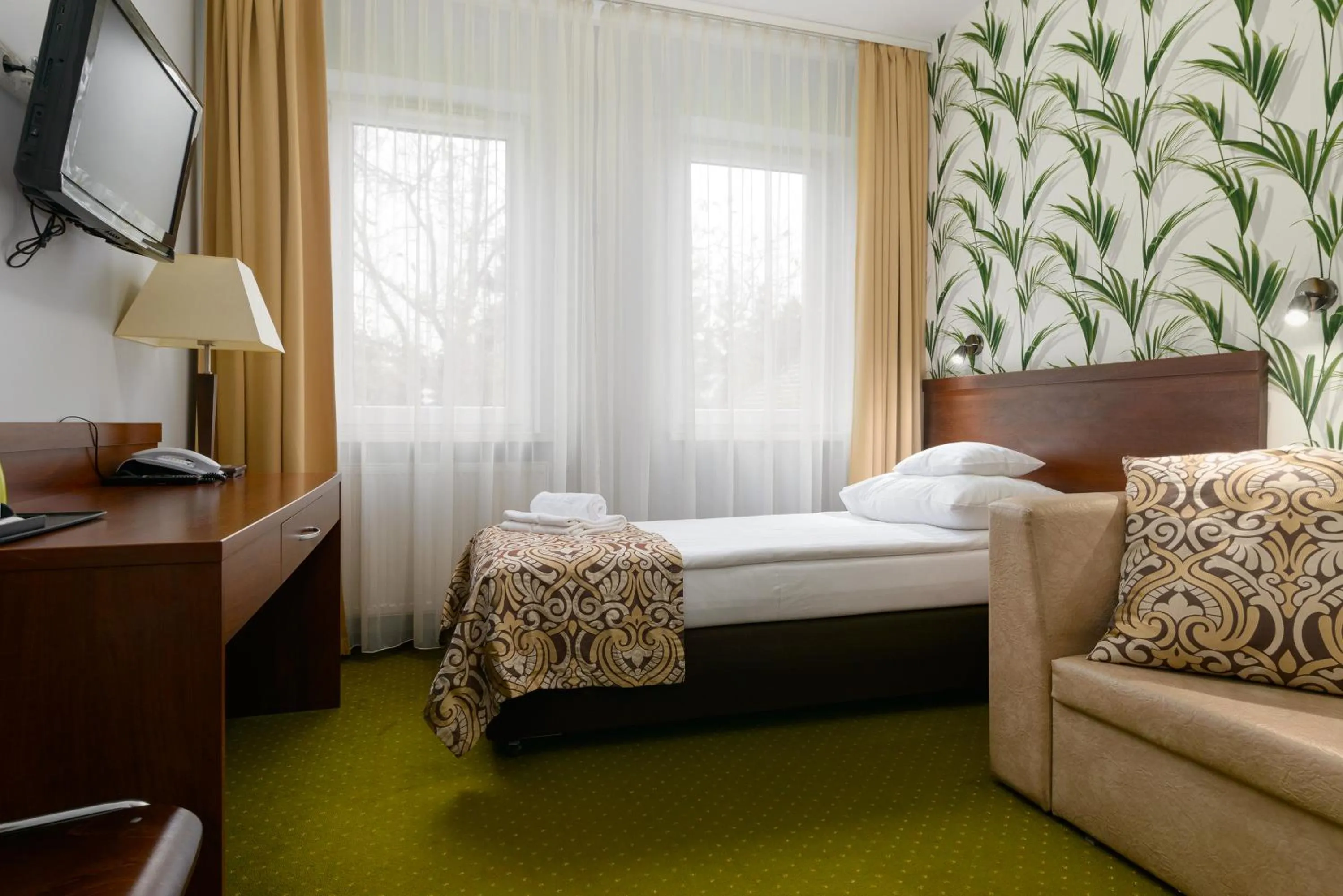 Bed in Hotel Zielony
