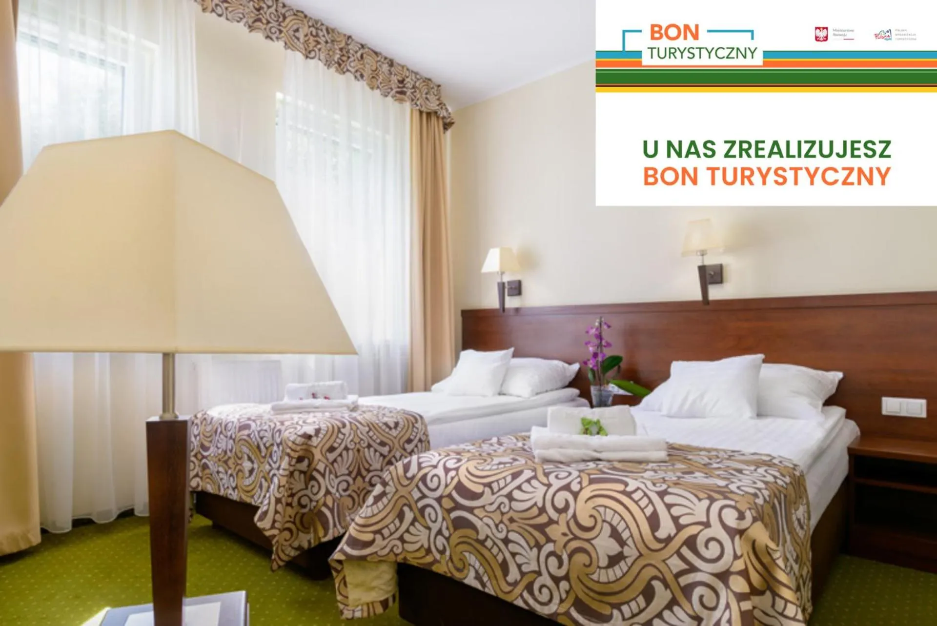 Bed in Hotel Zielony