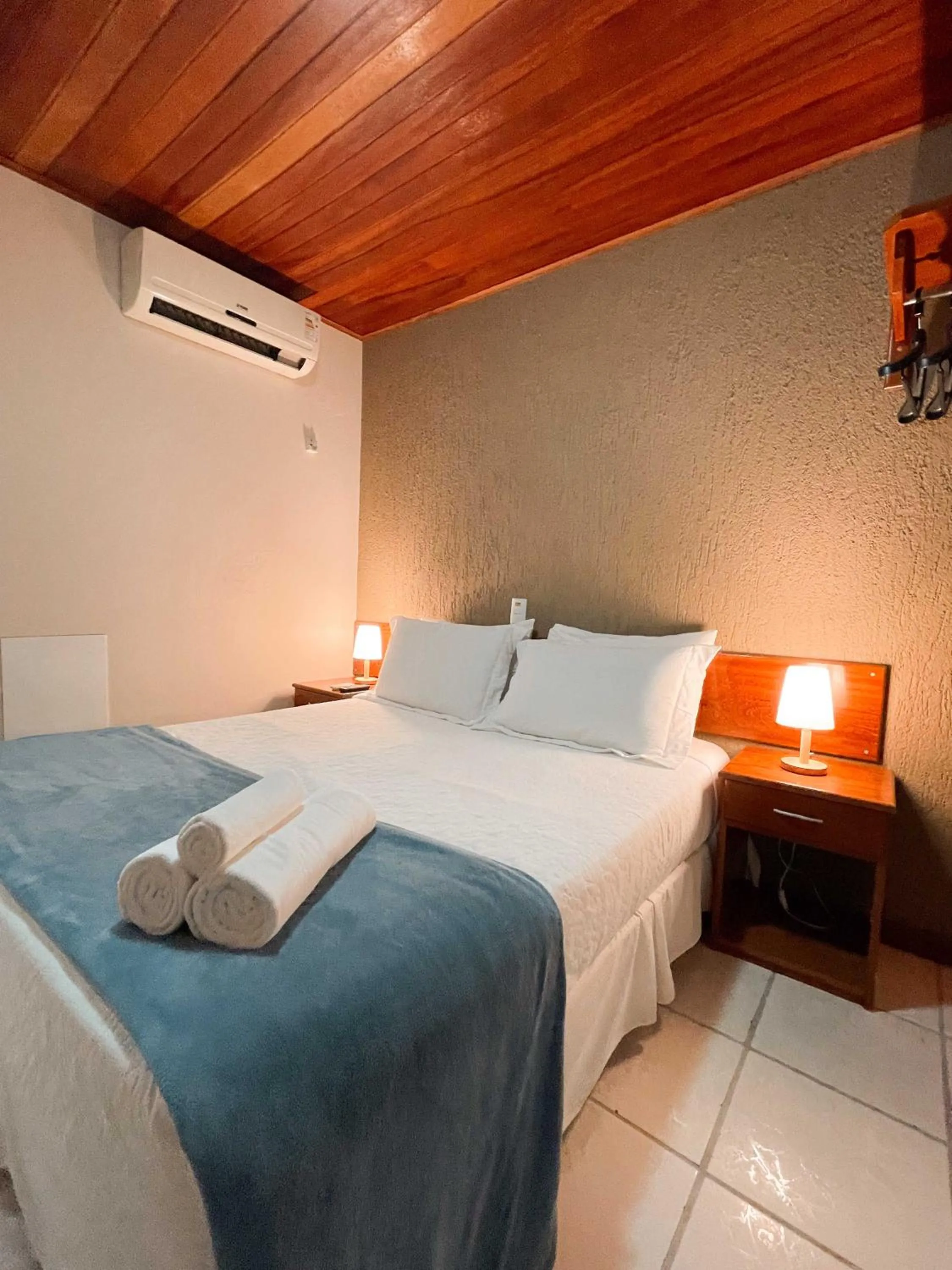 Bed in Hotel Fazenda China Park