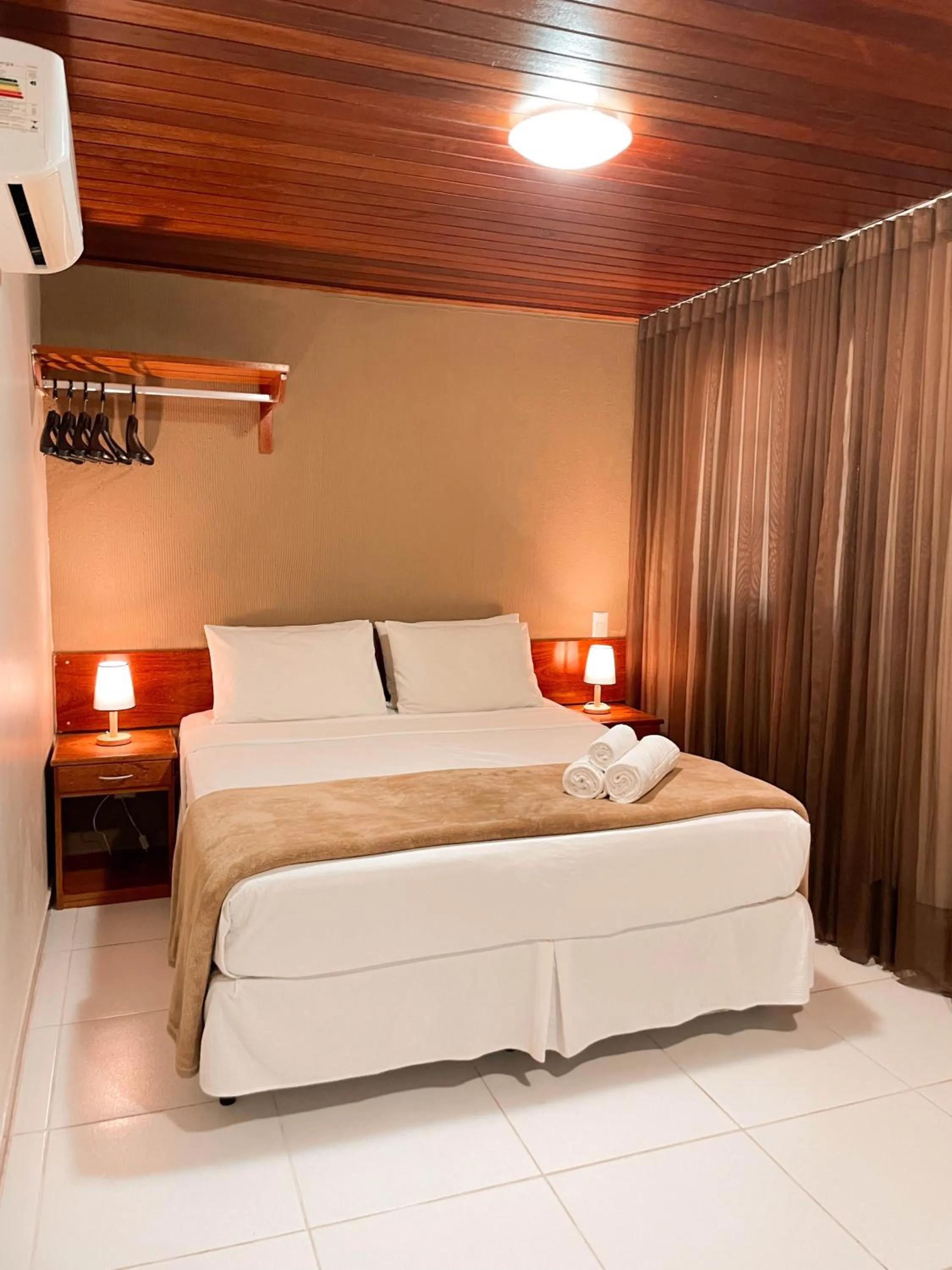 Bed in Hotel Fazenda China Park