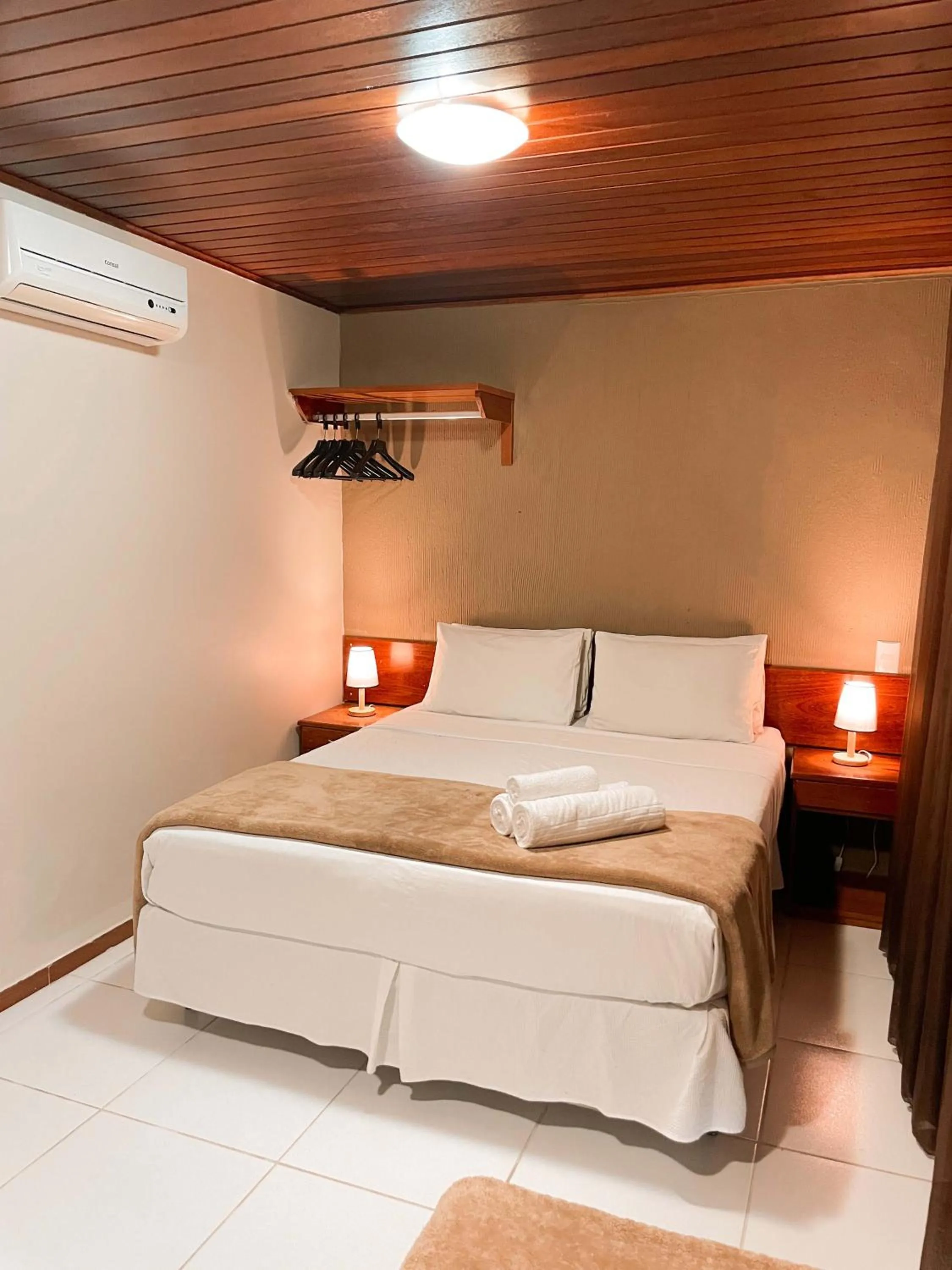 Bed in Hotel Fazenda China Park