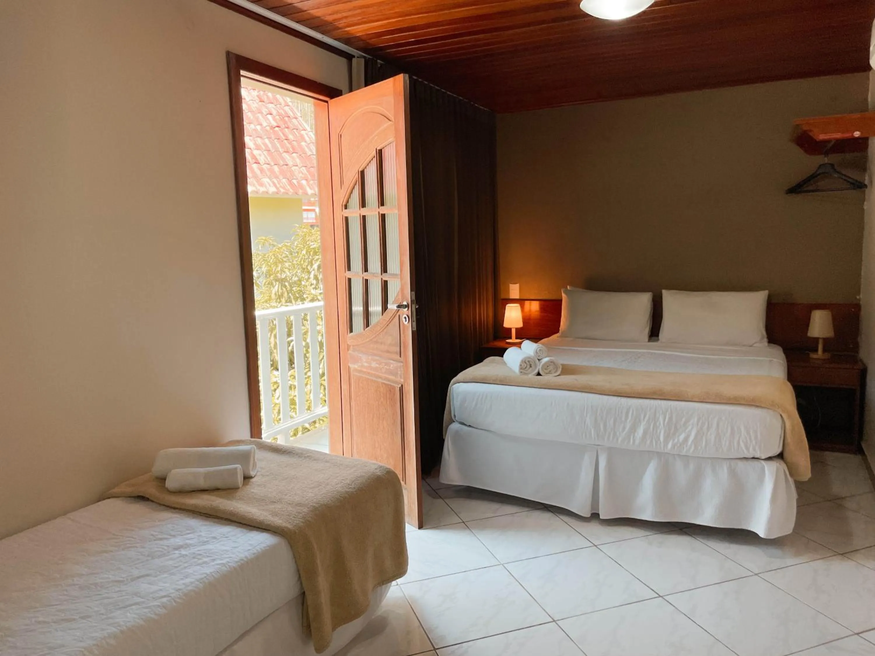 Bed in Hotel Fazenda China Park