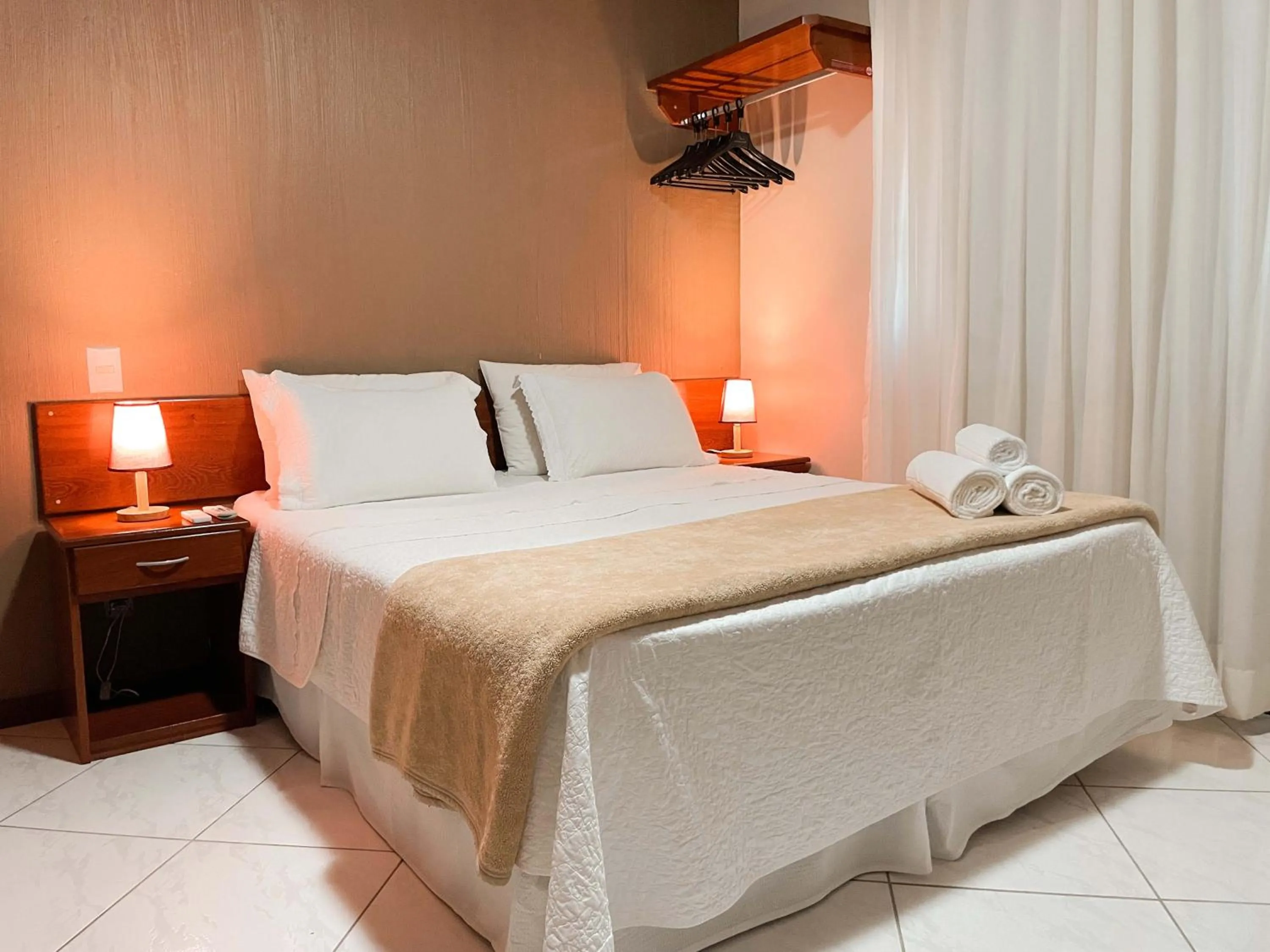 Bed in Hotel Fazenda China Park