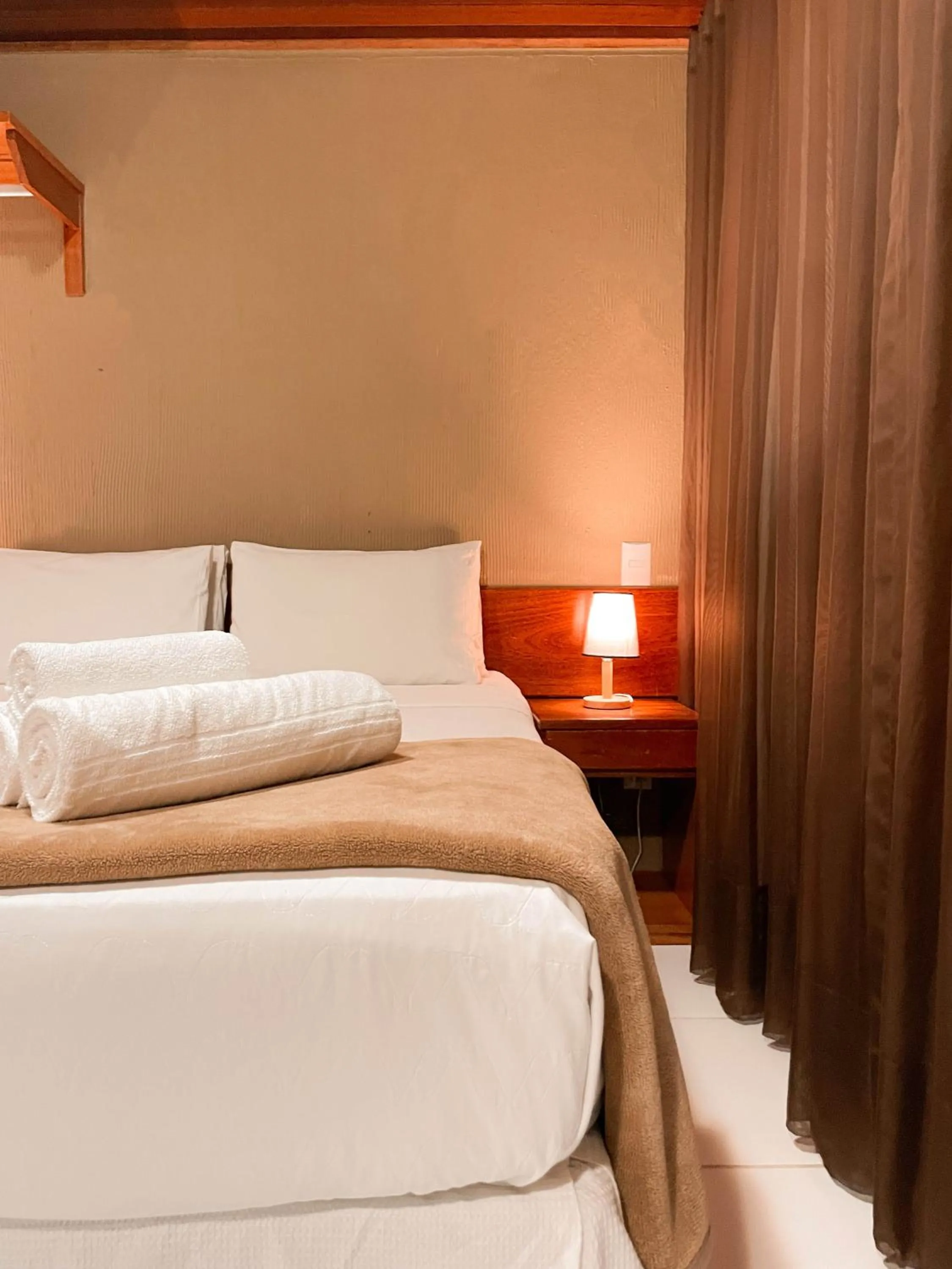 Bed in Hotel Fazenda China Park