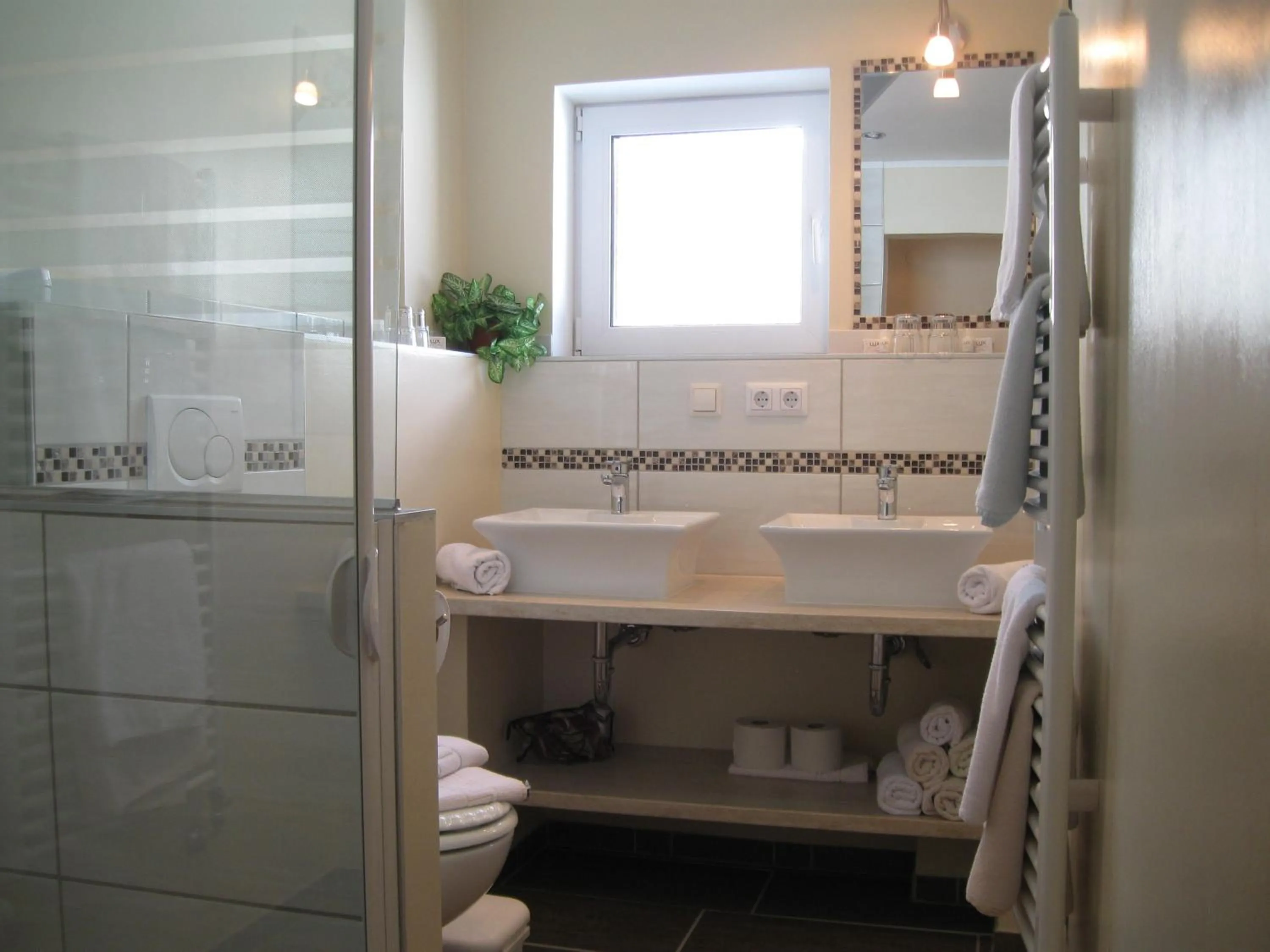 Shower in Appartements Schusser