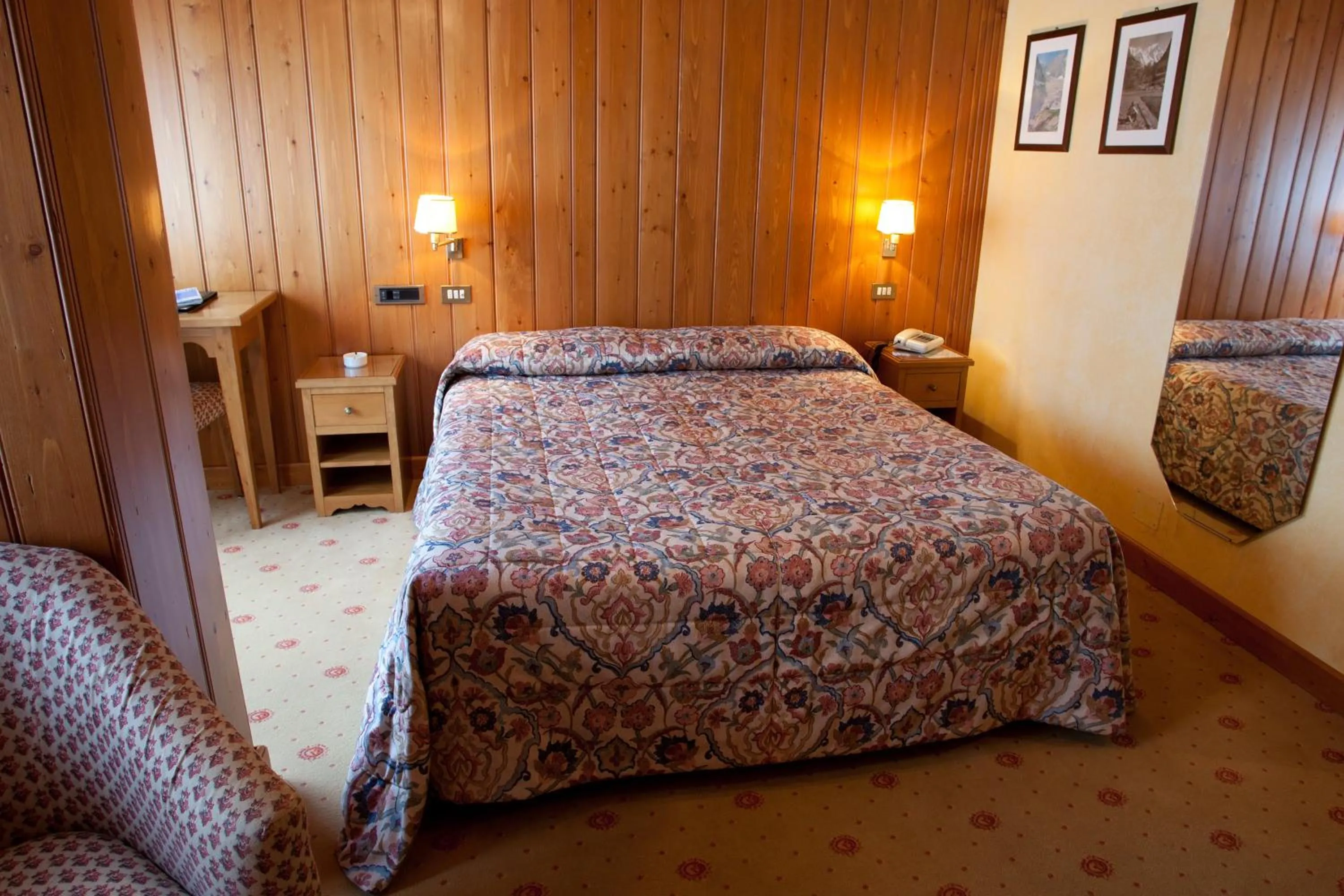 Bed in Hotel Pavillon