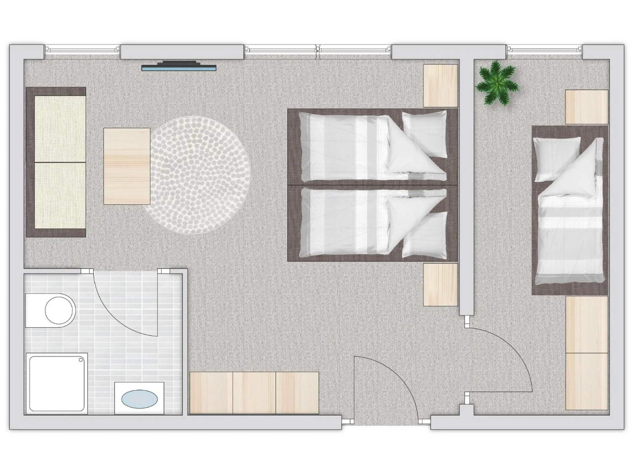 Photo of the whole room in Eggerhof