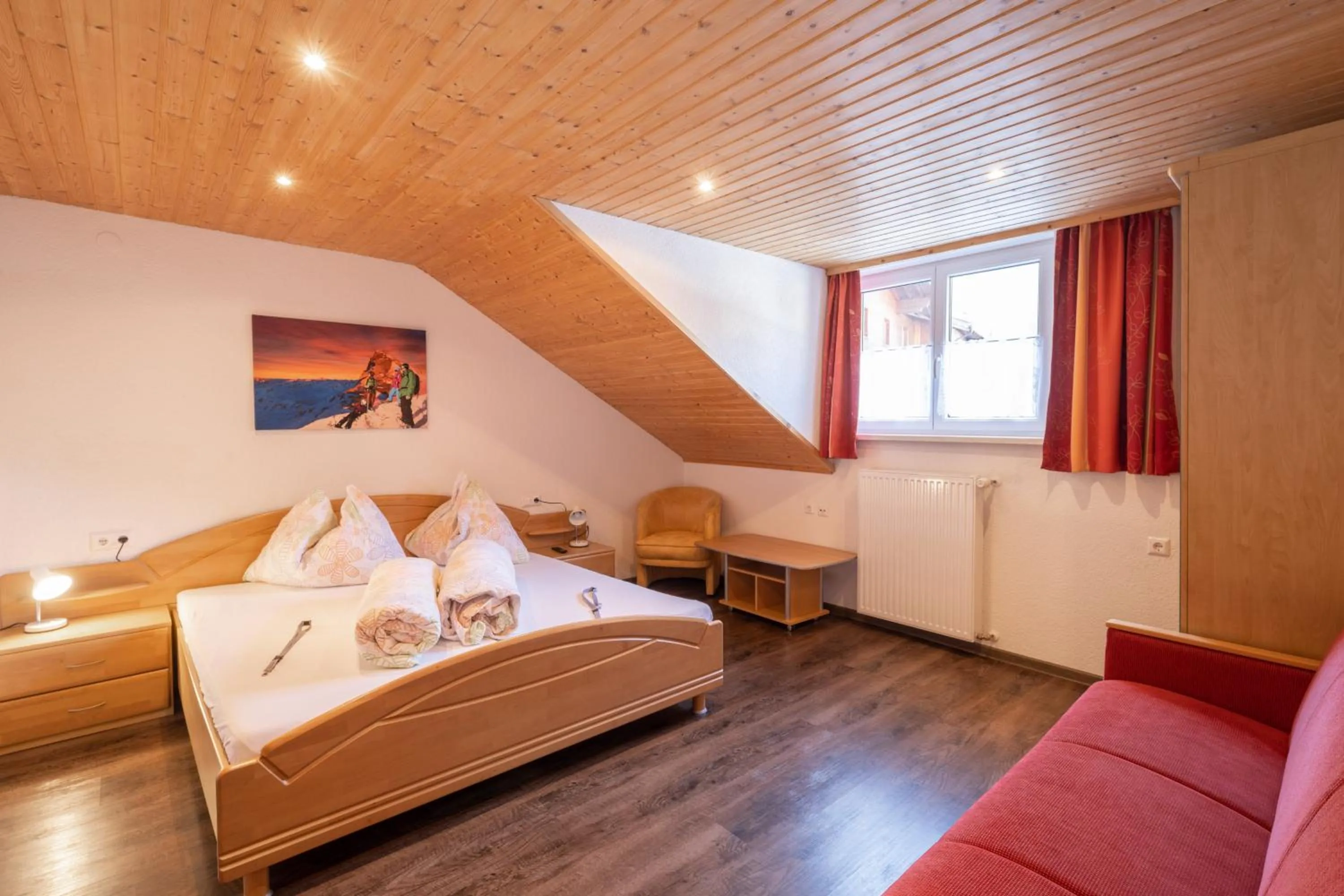 Bedroom, Bed in Eggerhof