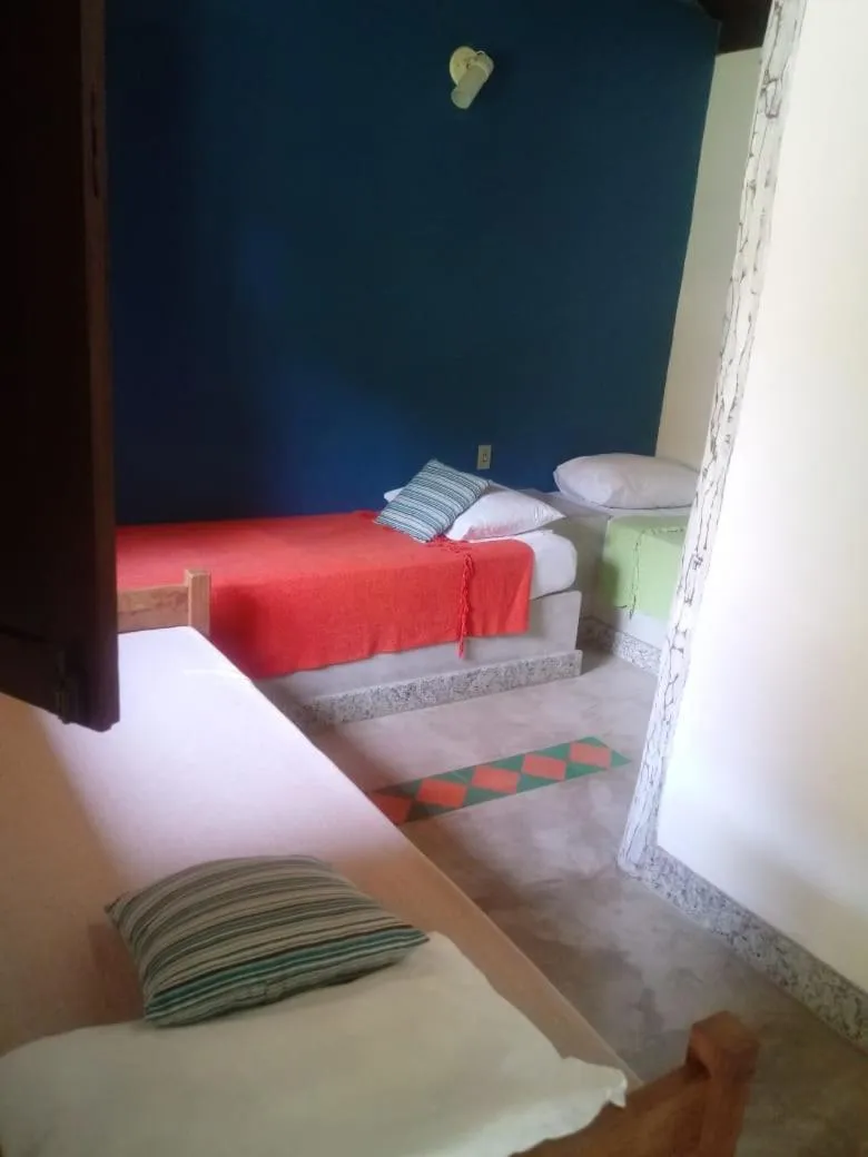 Bed in Pousada Vila do Beco