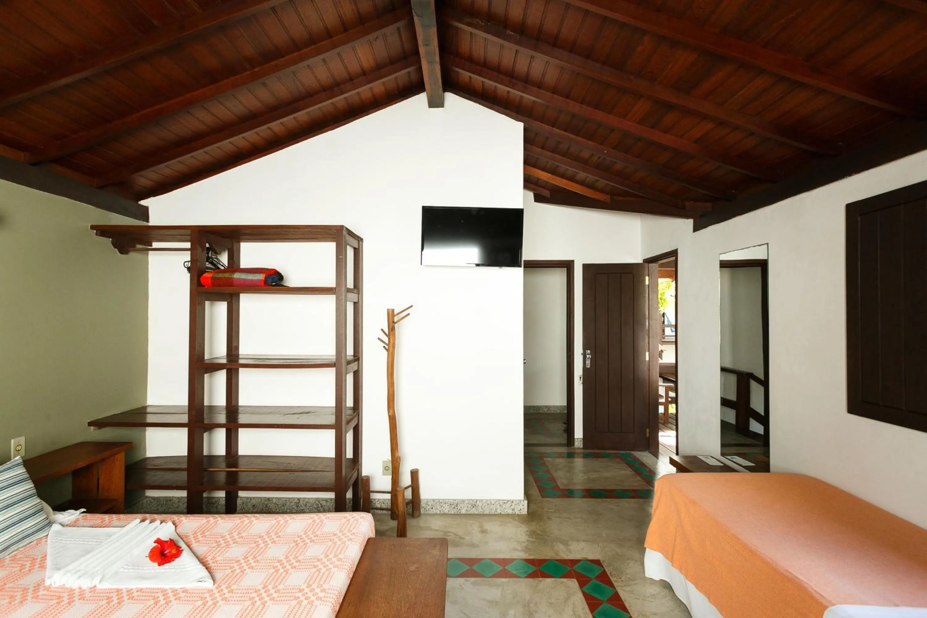 Bed in Pousada Vila do Beco