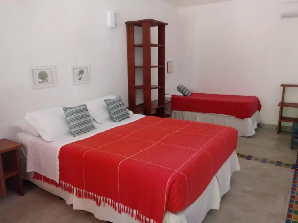 Bed in Pousada Vila do Beco