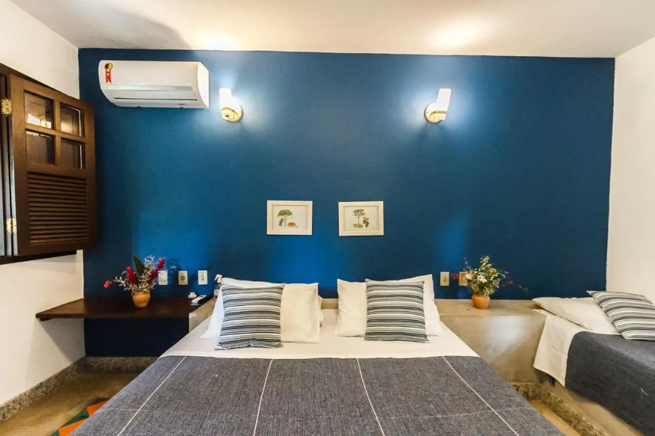 Bed in Pousada Vila do Beco