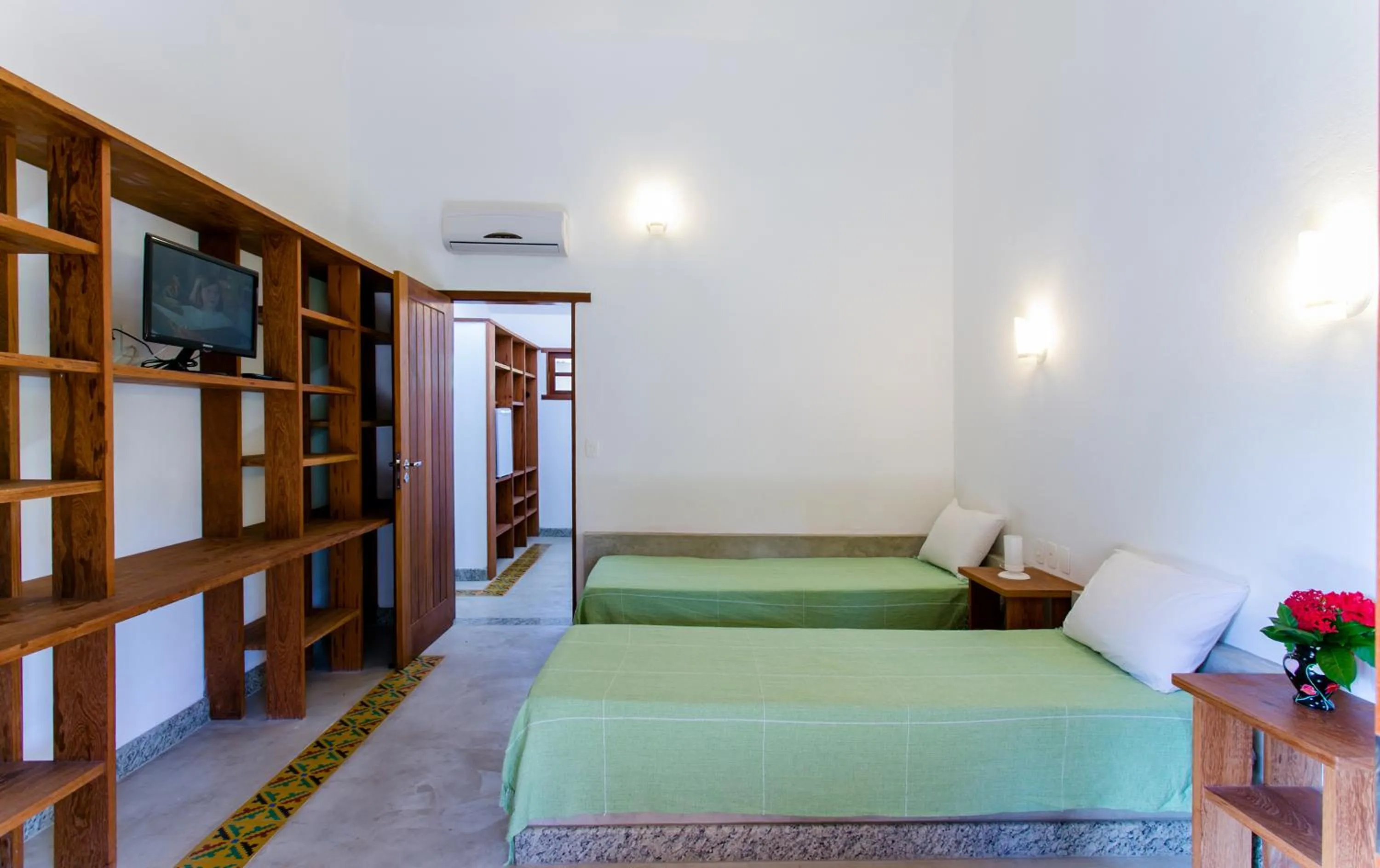 Bed in Pousada Vila do Beco