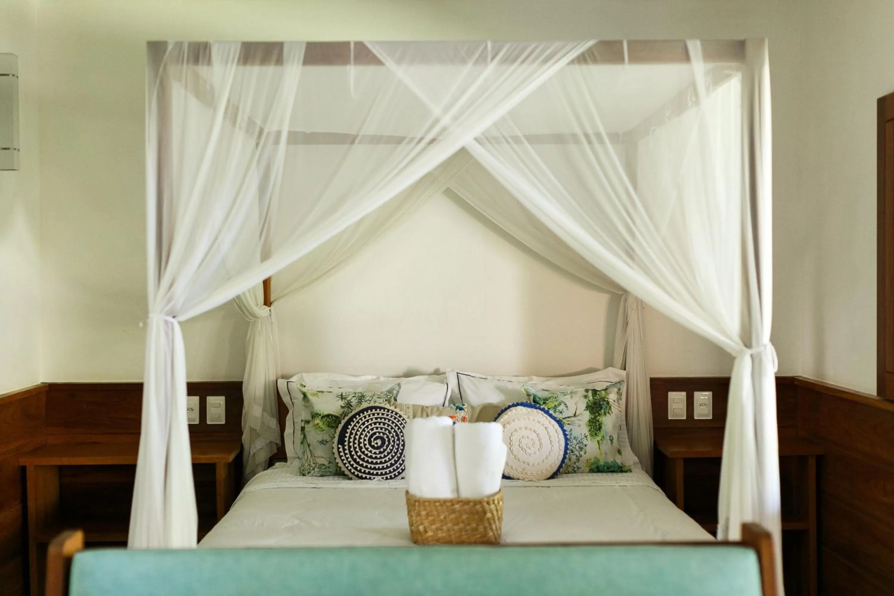 Bed in Pousada Vila do Beco