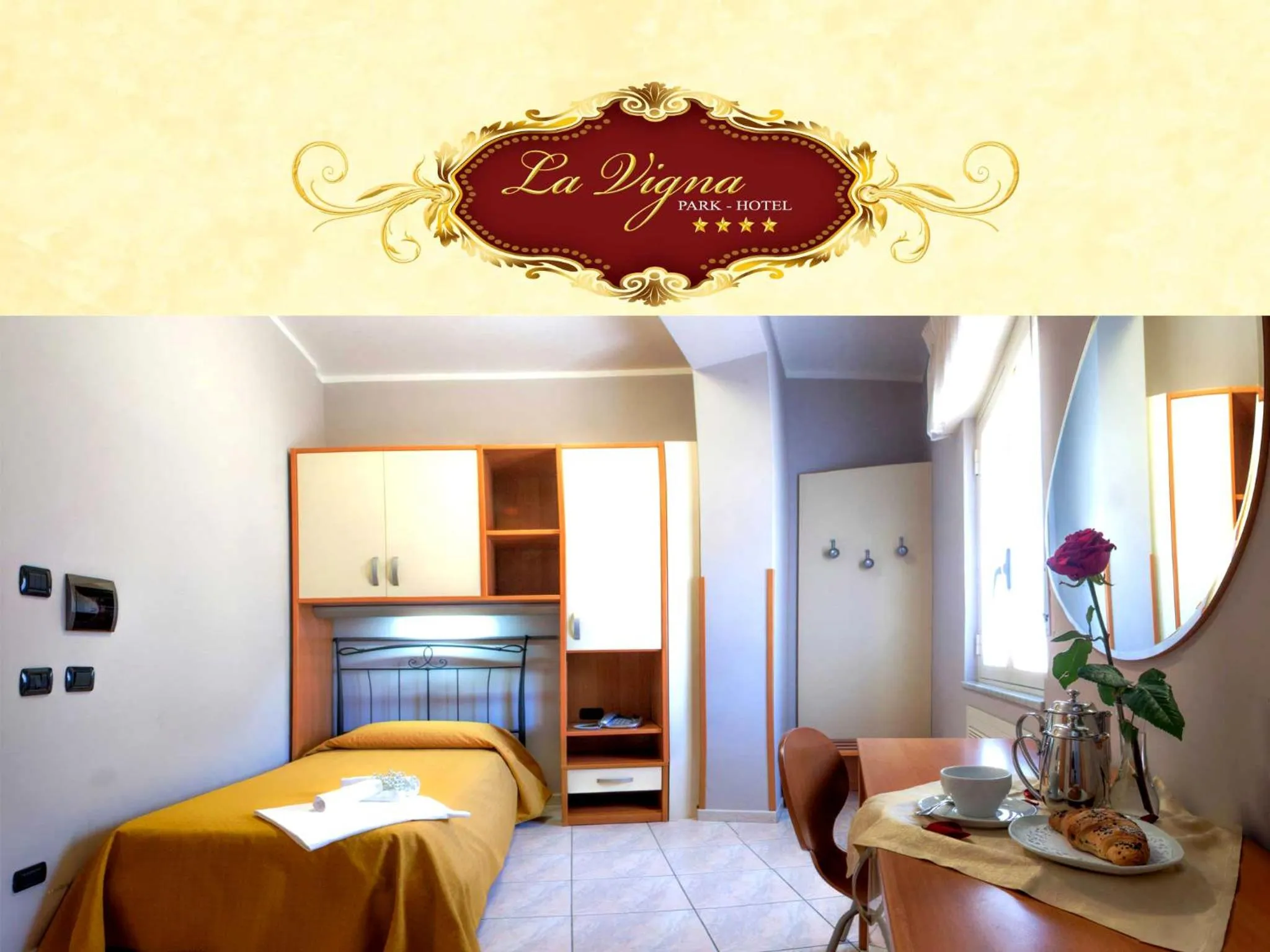 Photo of the whole room in La Vigna Hotel