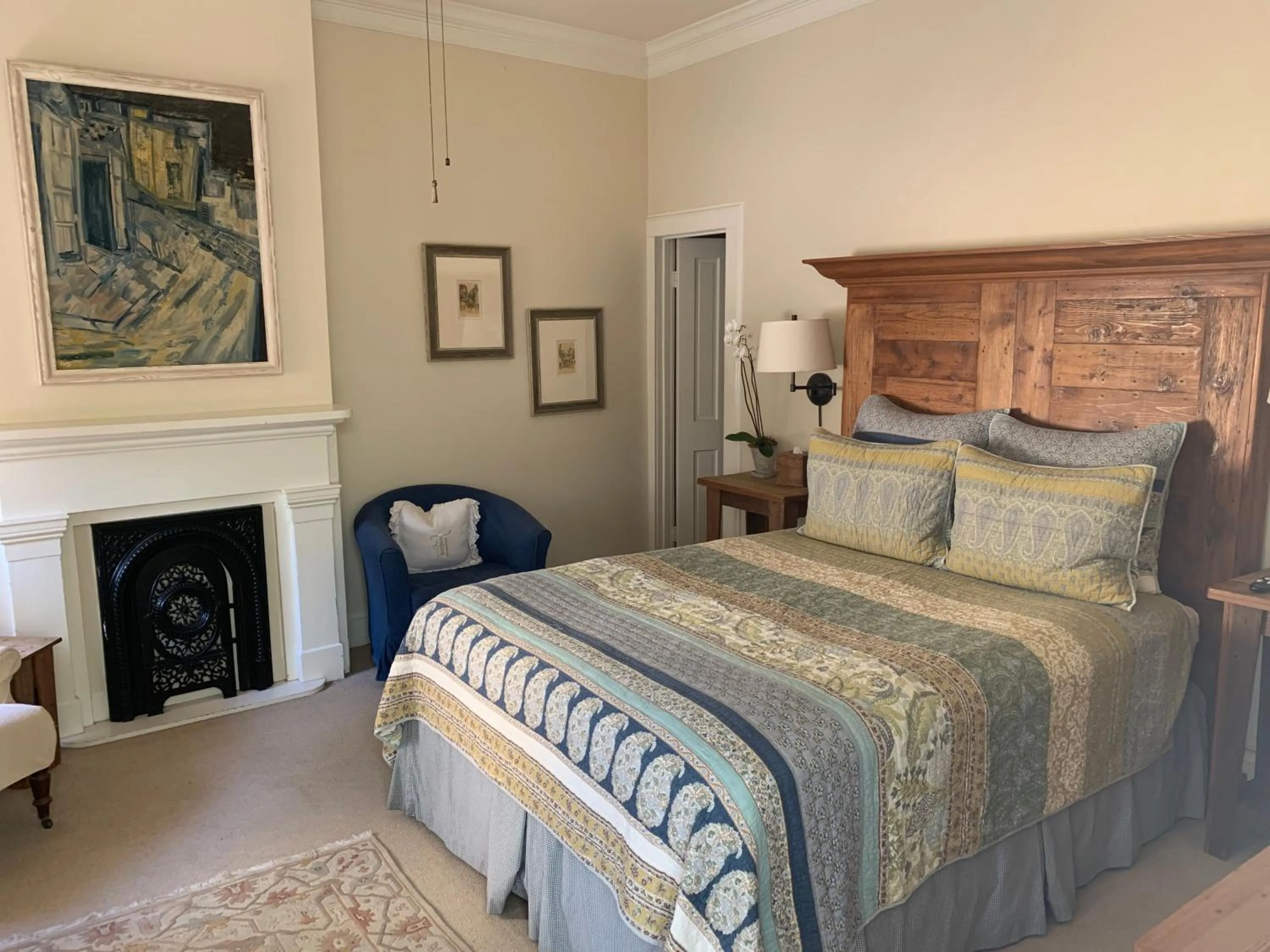 Bed in Terrell House Bed and Breakfast