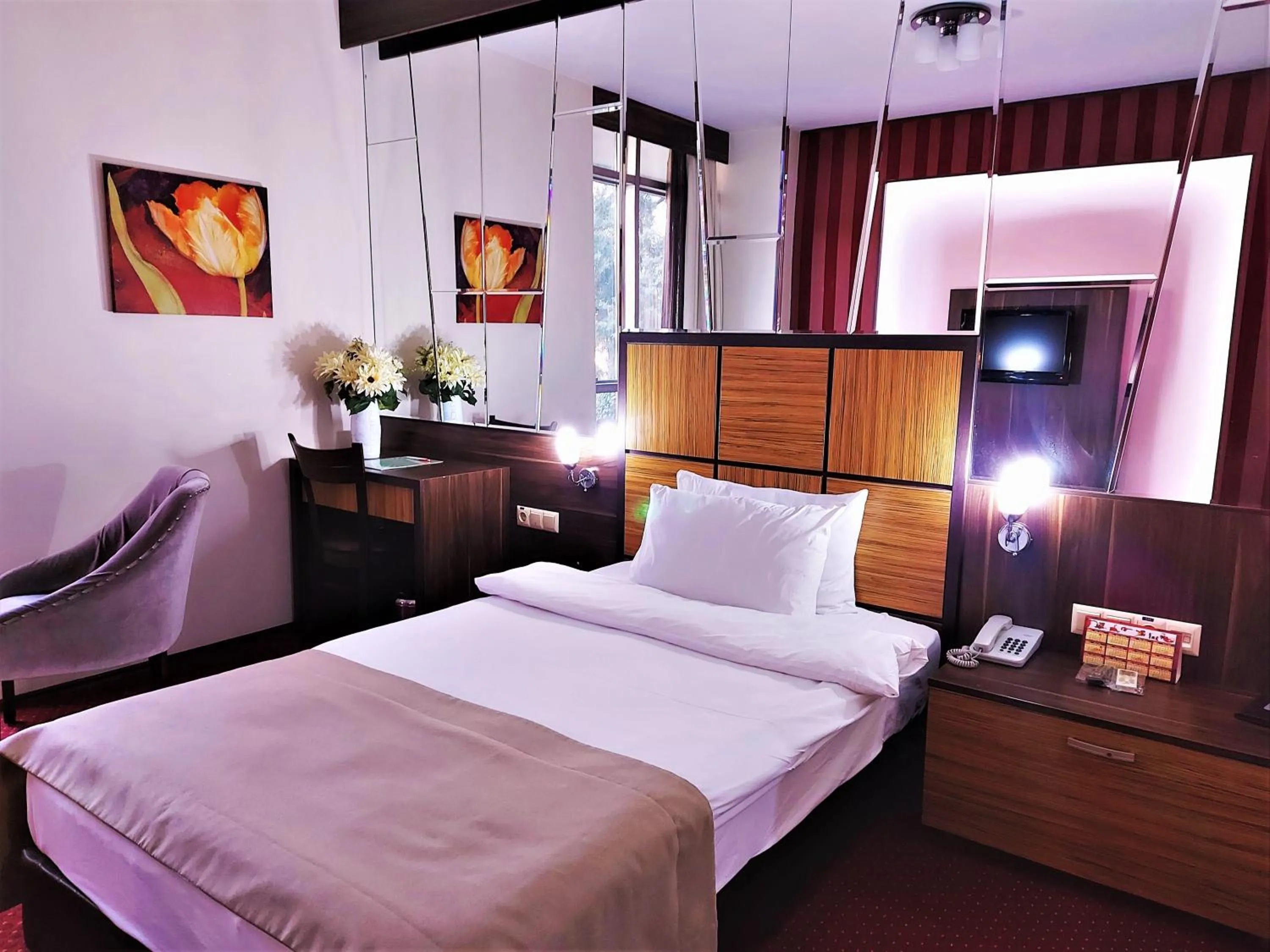 Bed in Çetinel Otel