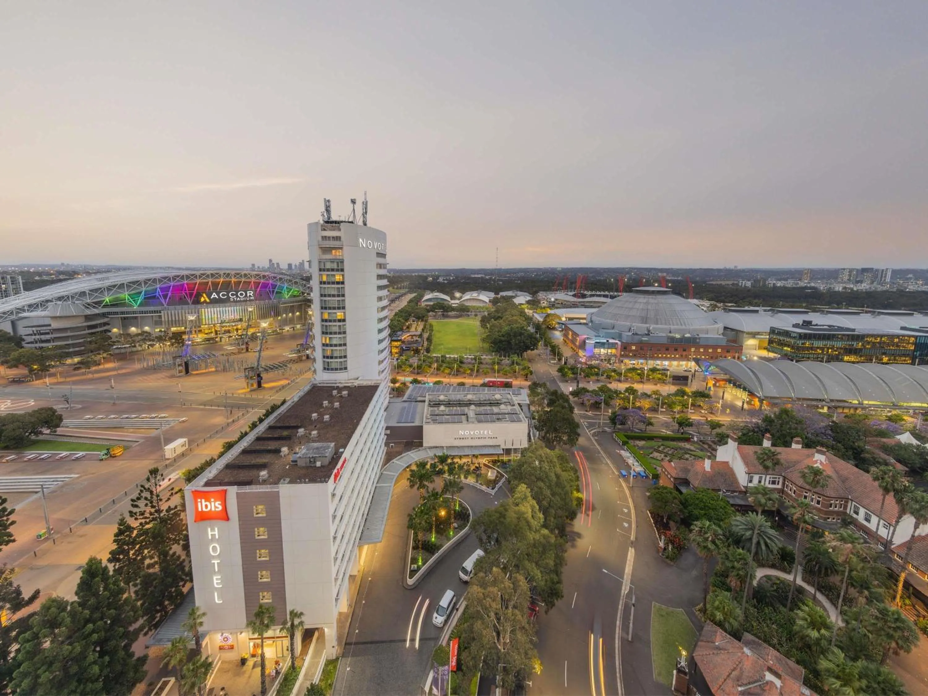 Property building in ibis Sydney Olympic Park