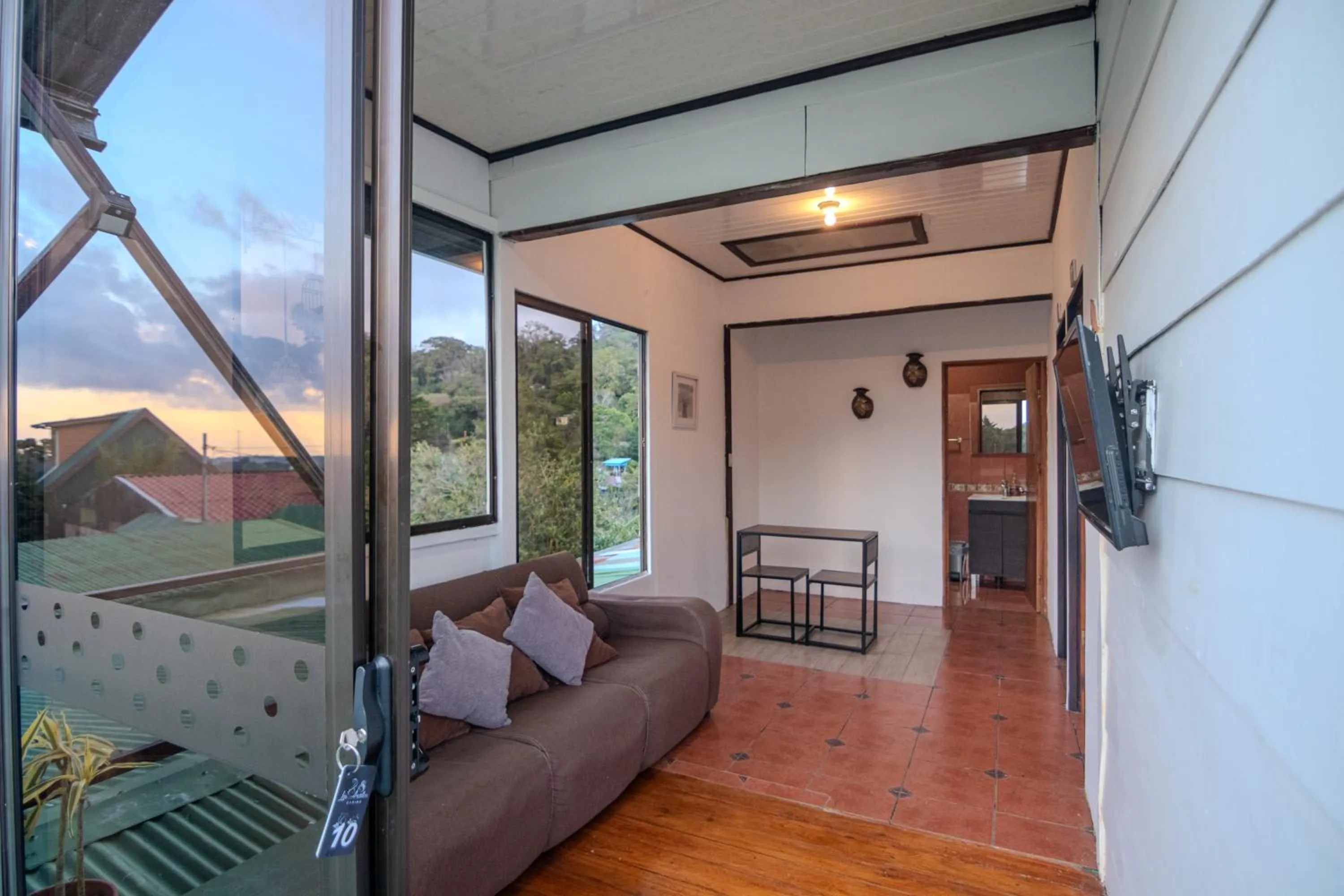 Living room in Hotel las Ardillas Monteverde