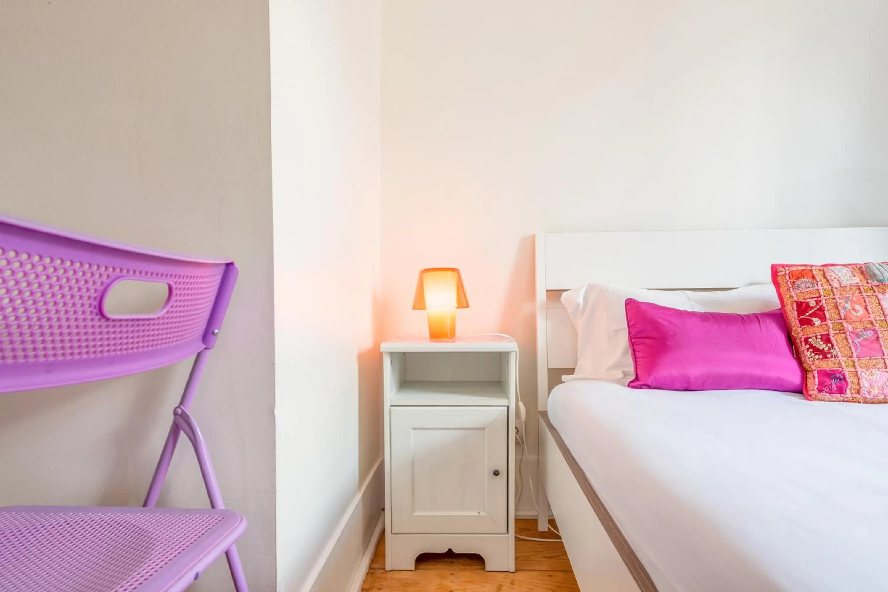 Bed in Happy at Chiado