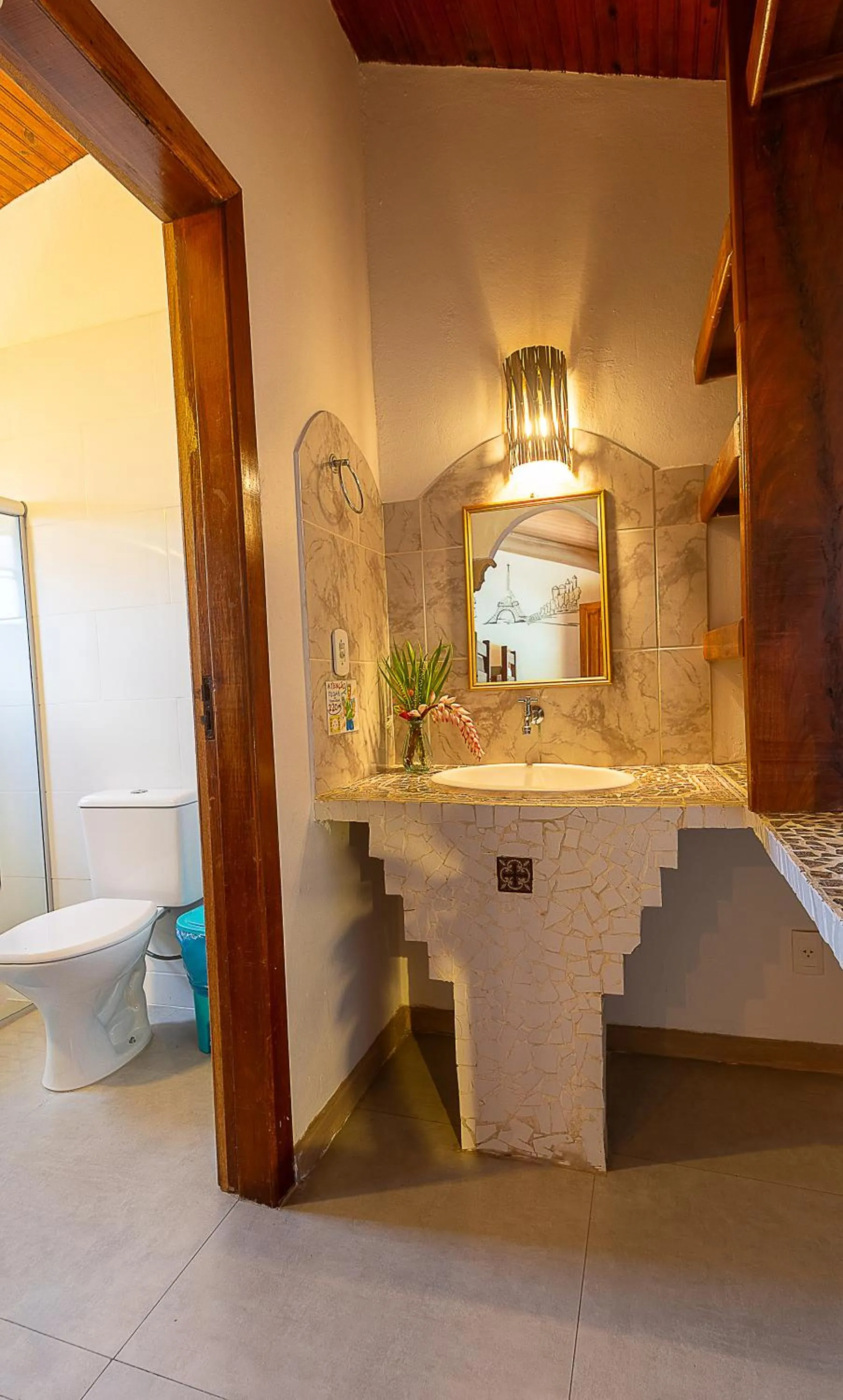 Shower in Na Casa 11 - Pousada