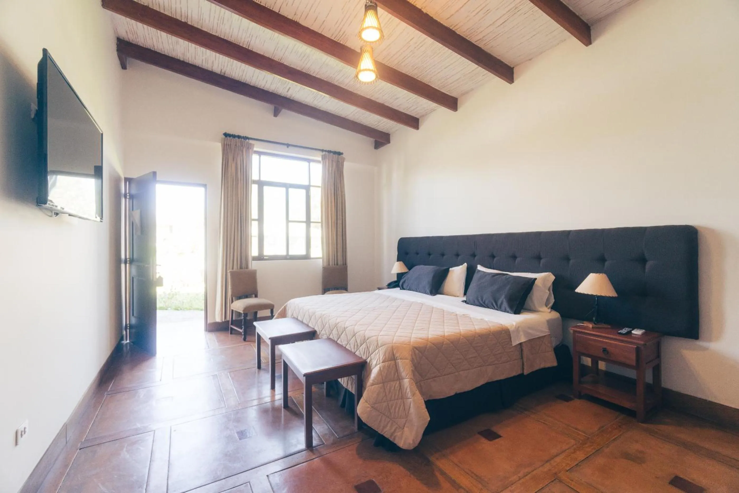 Bed in Casa Hacienda Nasca Oasis