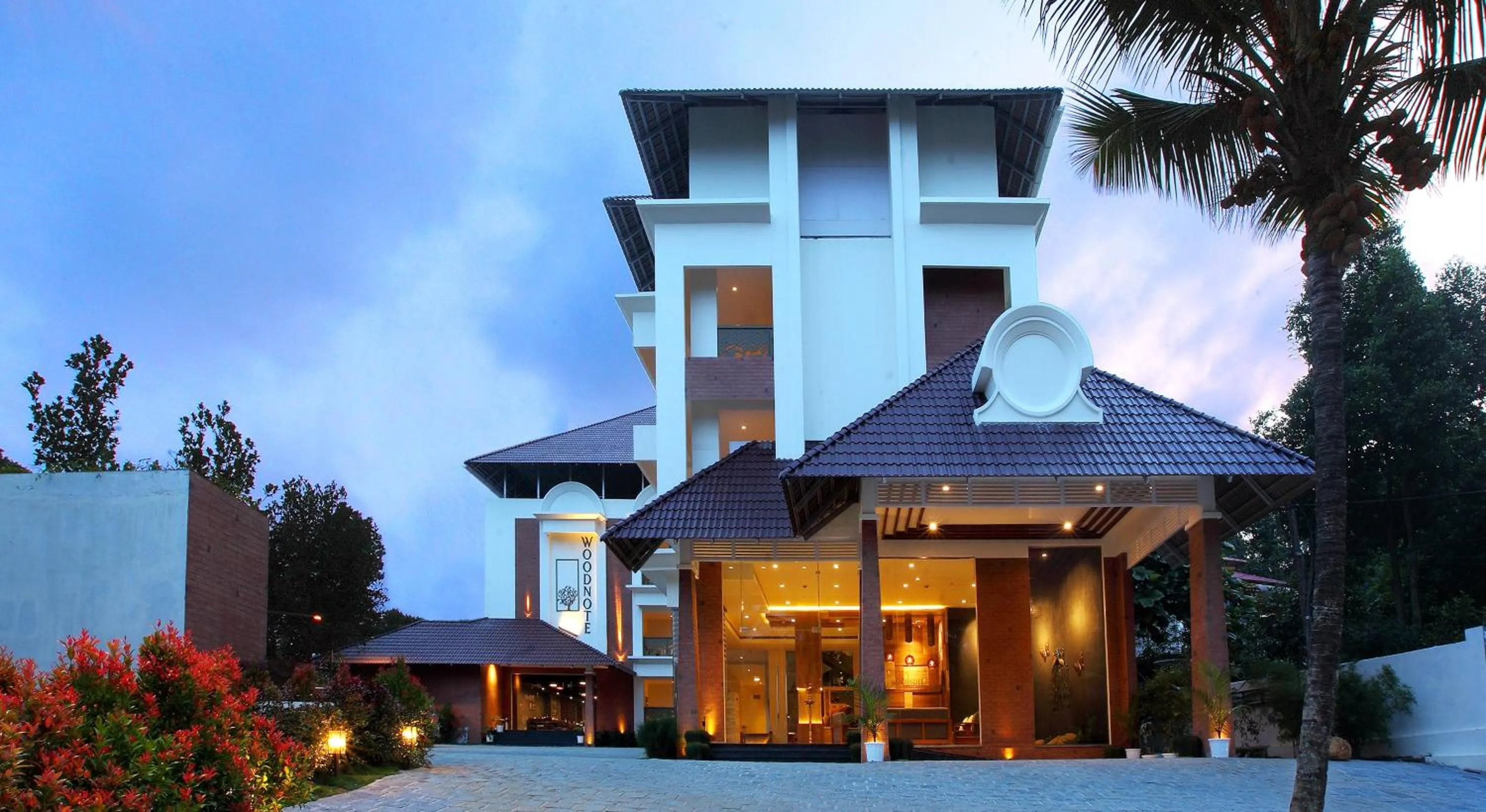 Facade/entrance in Woodnote Thekkady