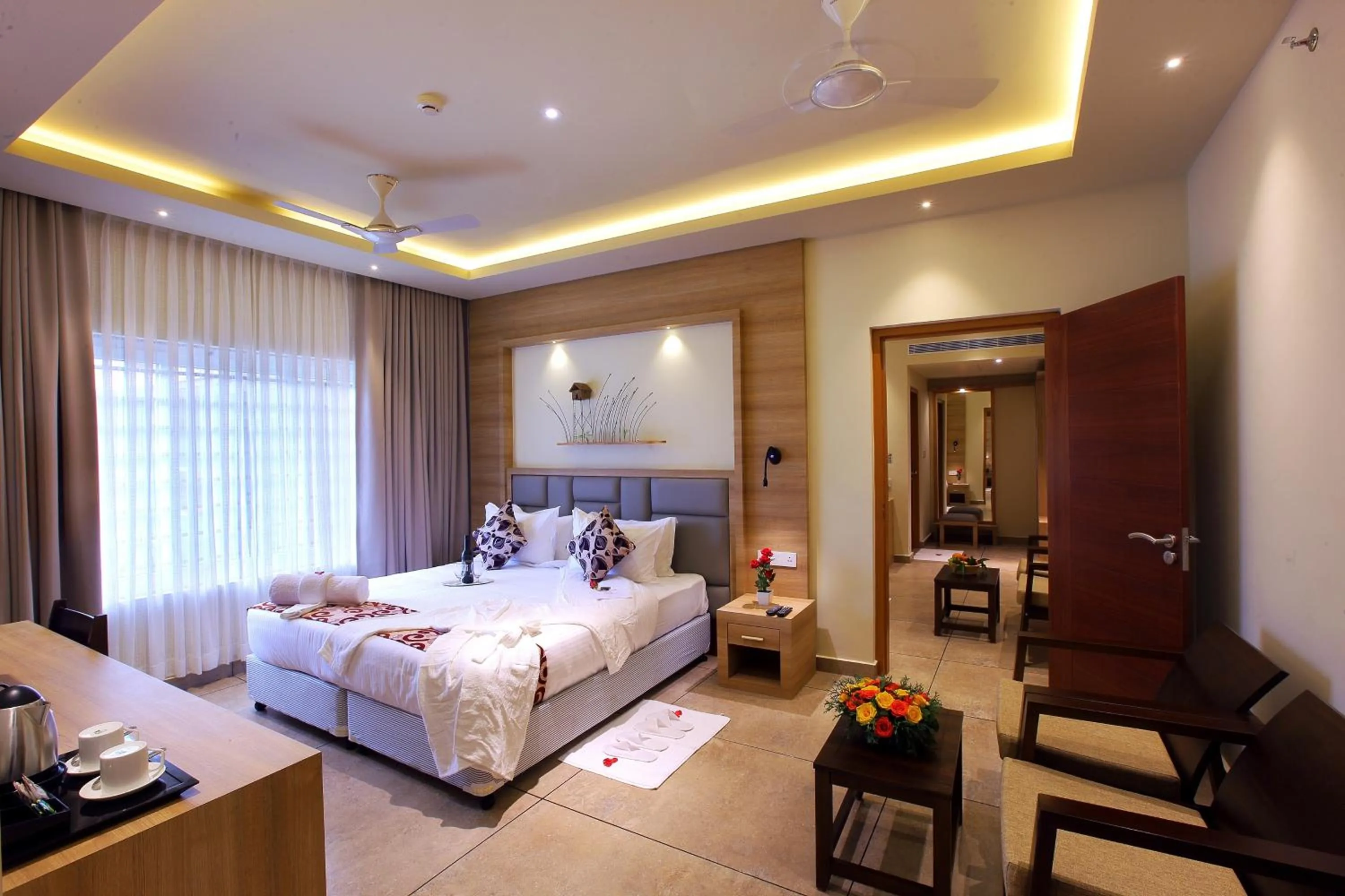 Bedroom, Bed in Woodnote Thekkady