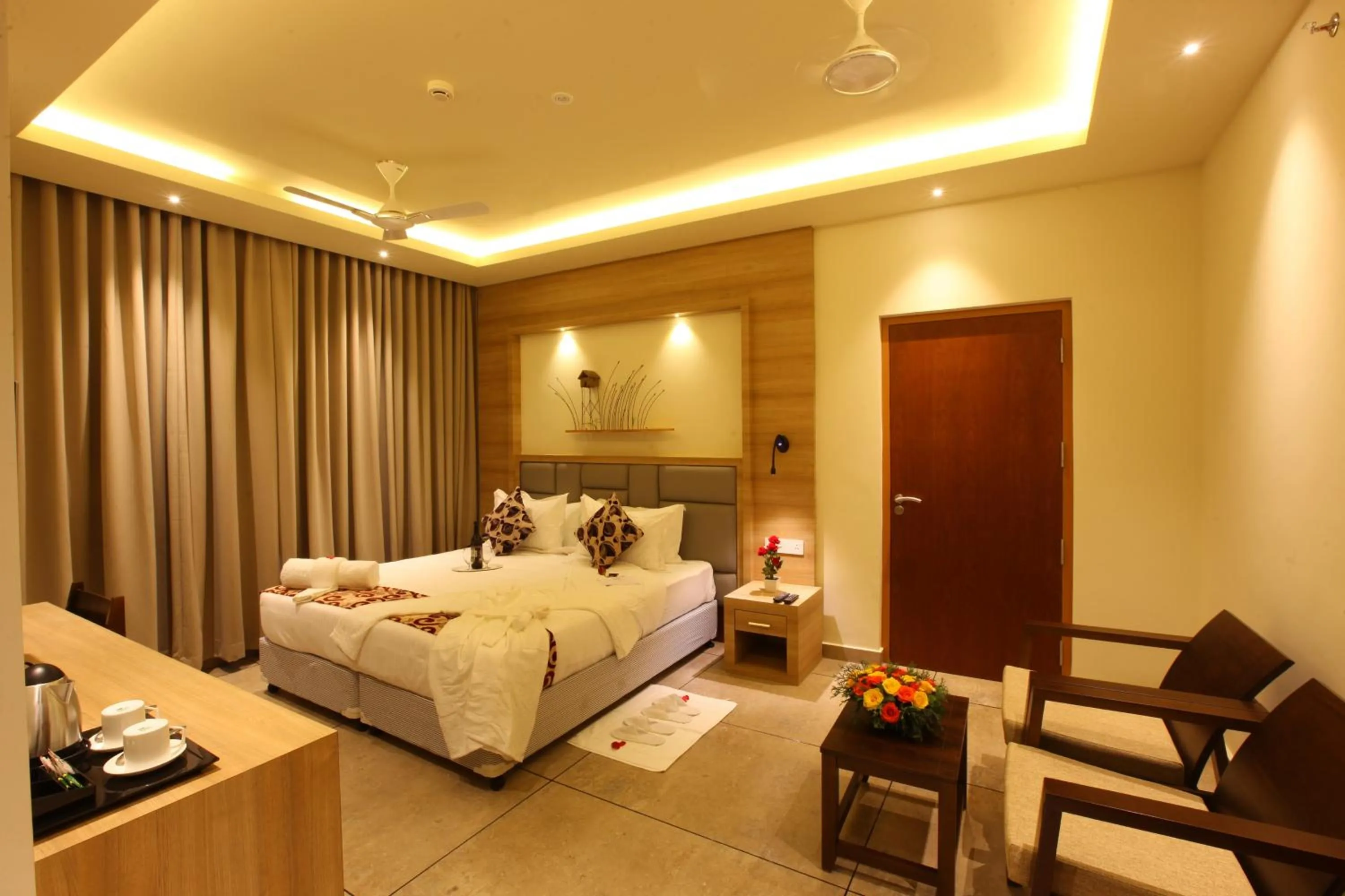 Bedroom, Bed in Woodnote Thekkady