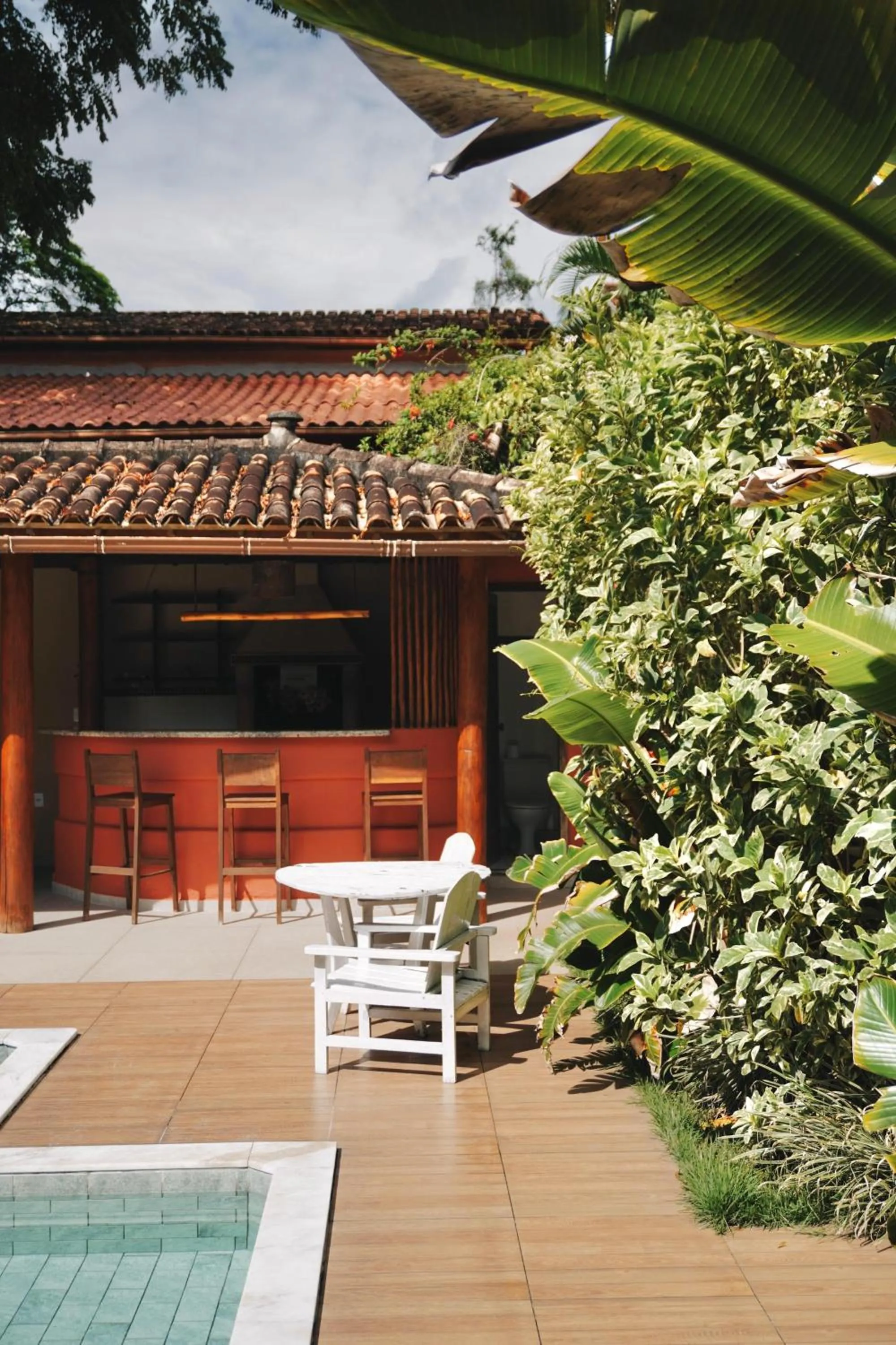 Pool view in Estalagem D'Ajuda