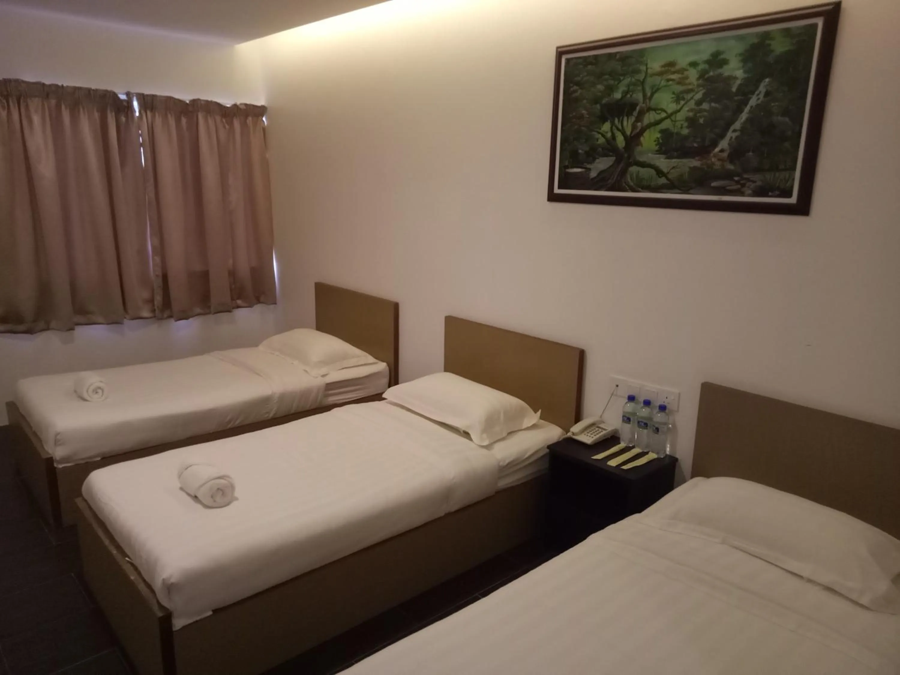 Bed in Hotel Sri Bernam