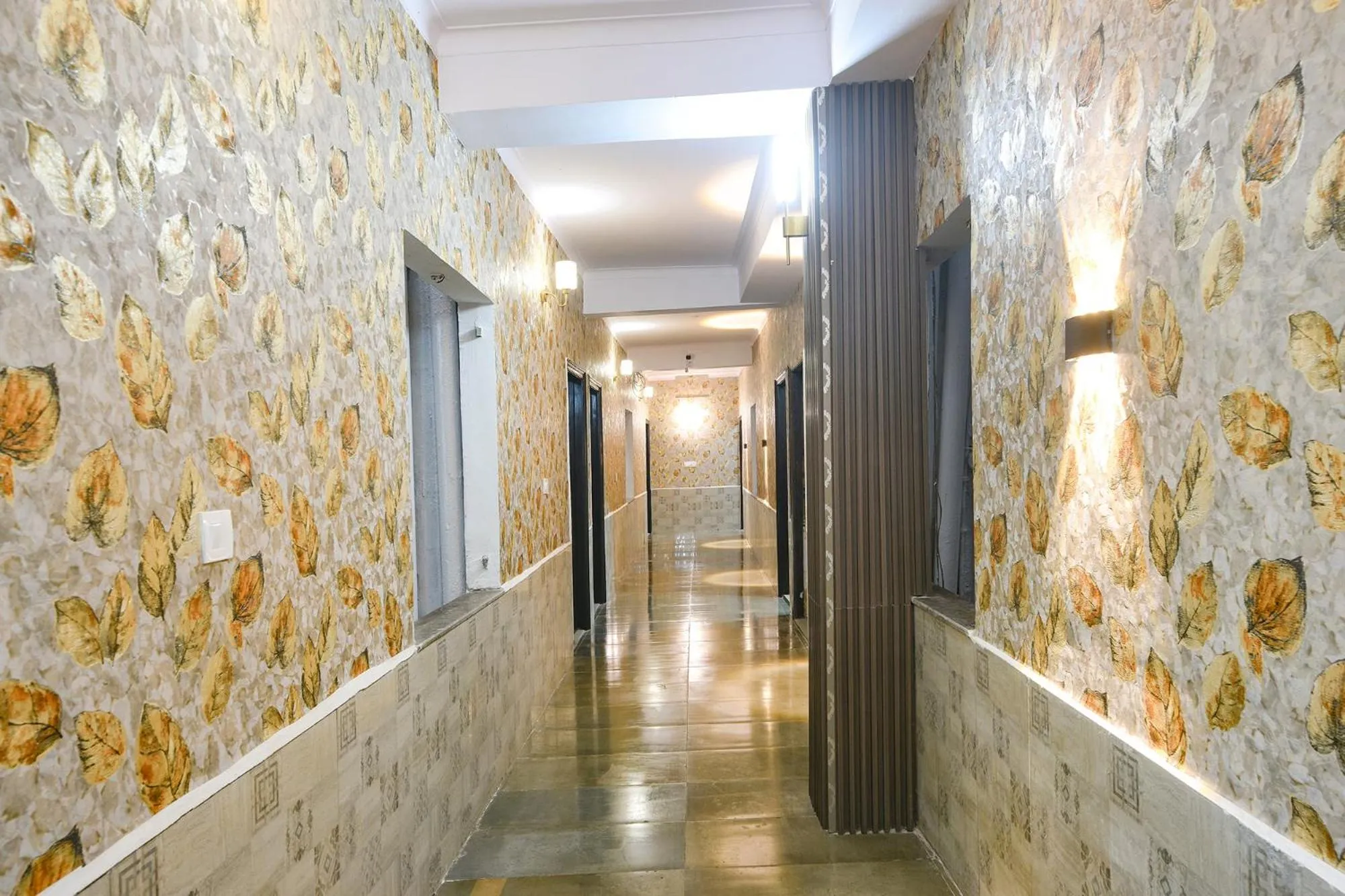 Lobby or reception in FabHotel Crown Residency