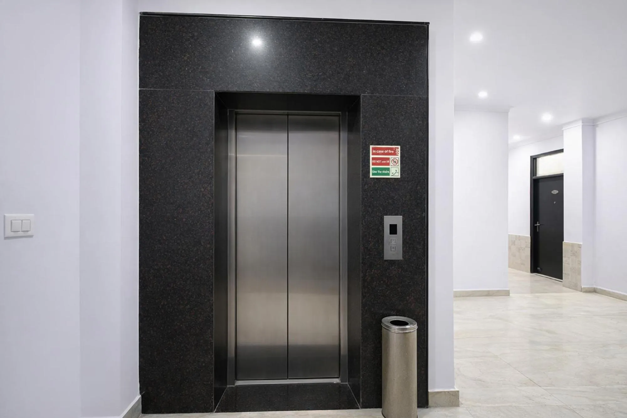elevator in FabHotel Crown Residency