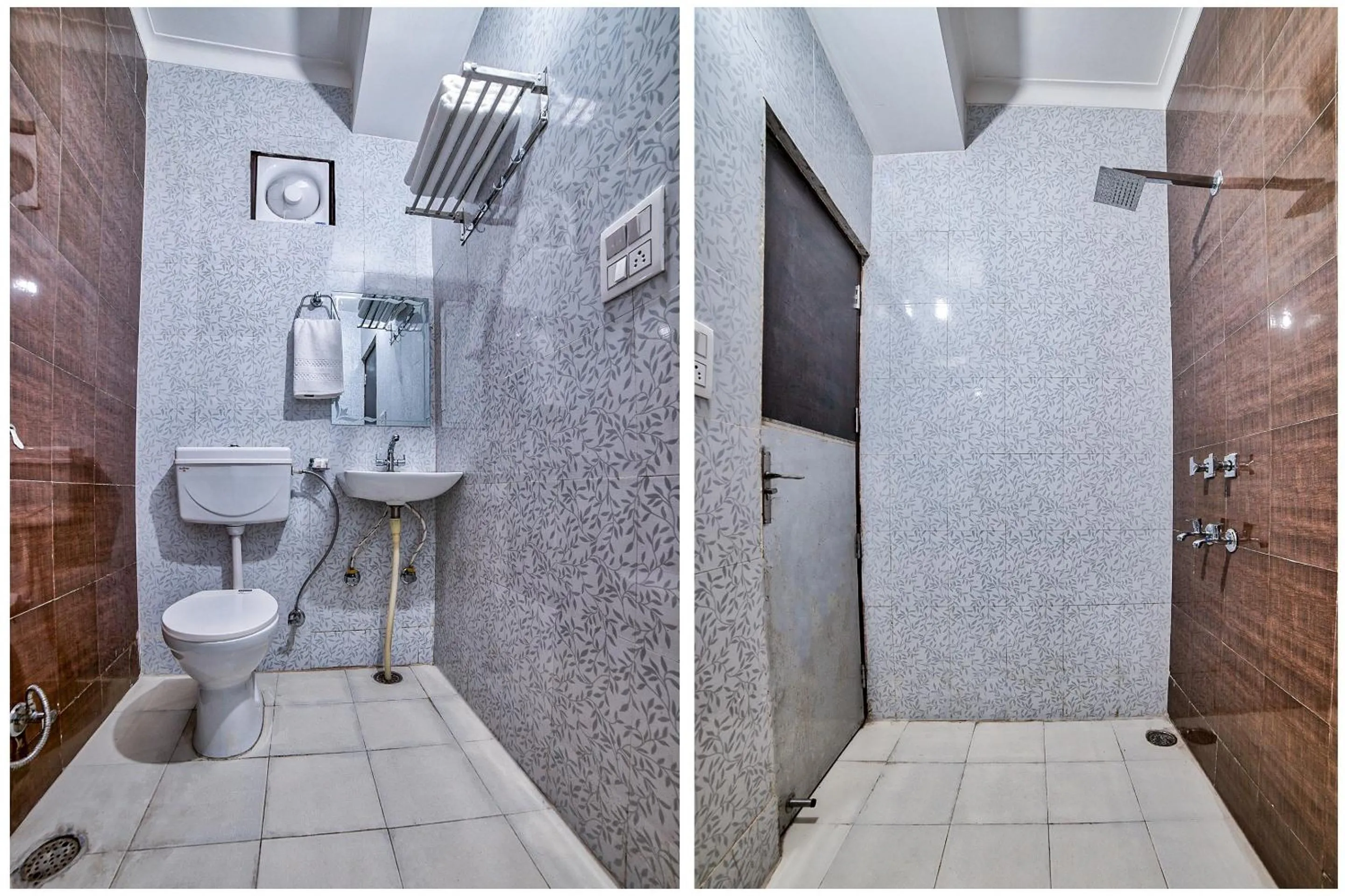 Bathroom in Hotel O Crown Residency