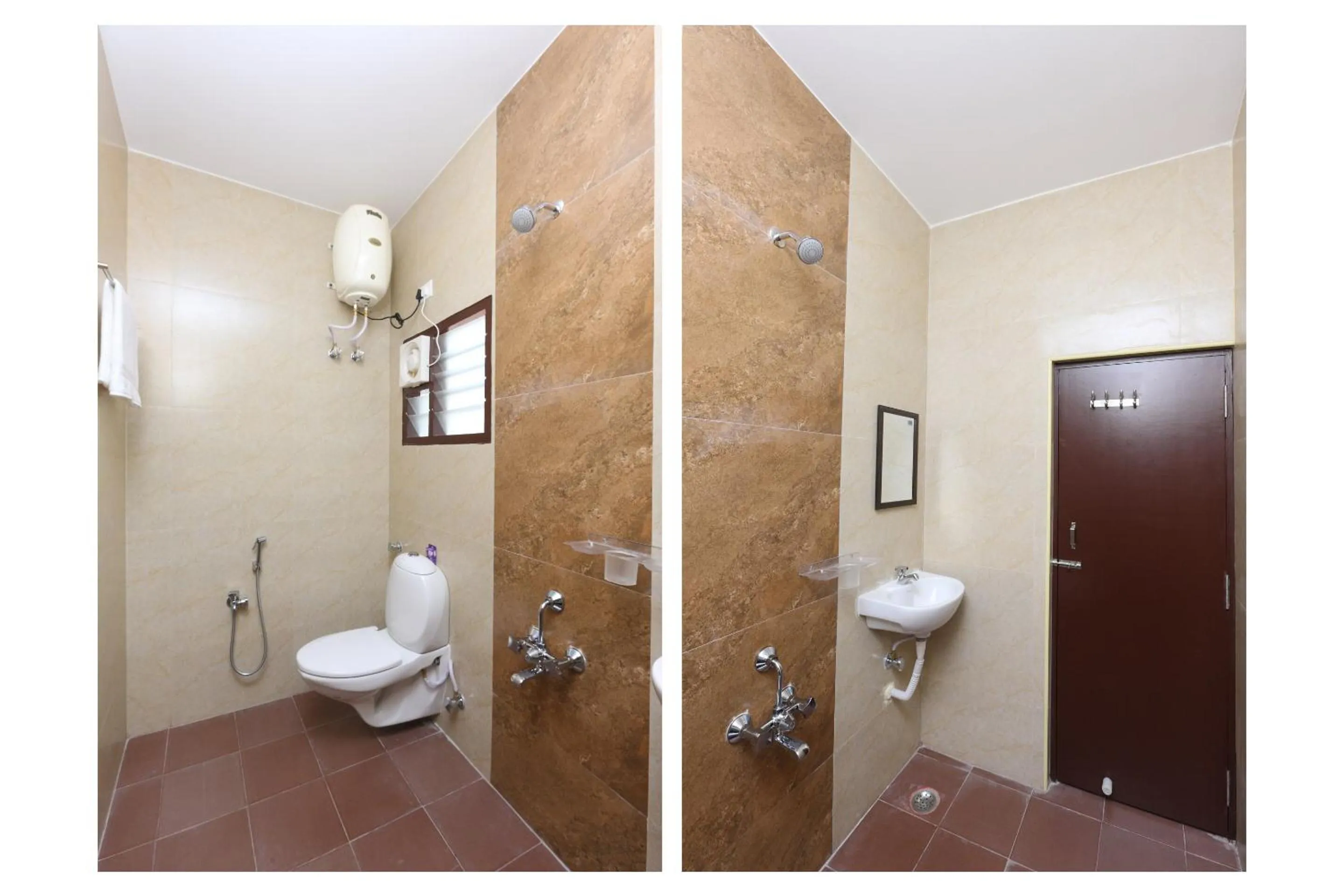 Bathroom in Super Hotel O Perfect Stay Near Meenambakkam Metro Station