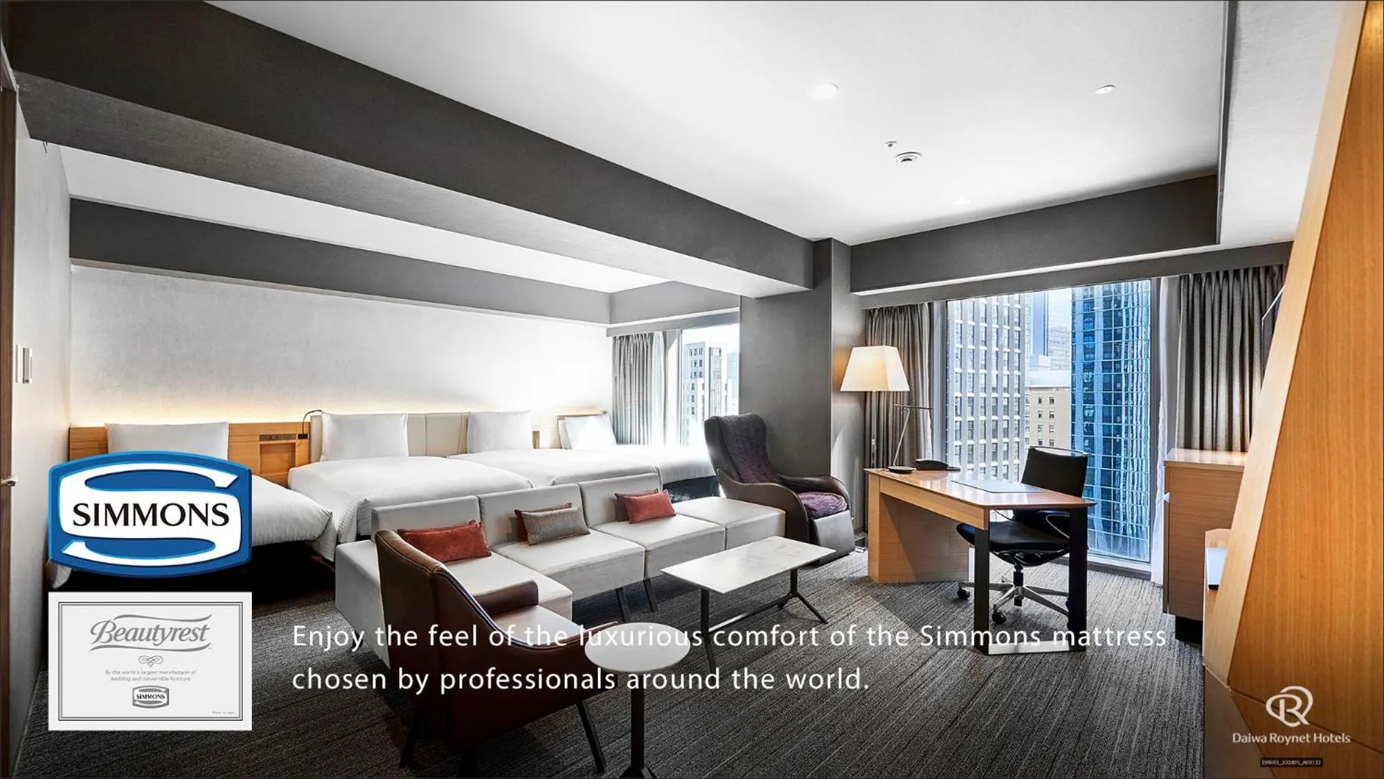 Bed in Daiwa Roynet Hotel Nishi-Shinjuku PREMIER