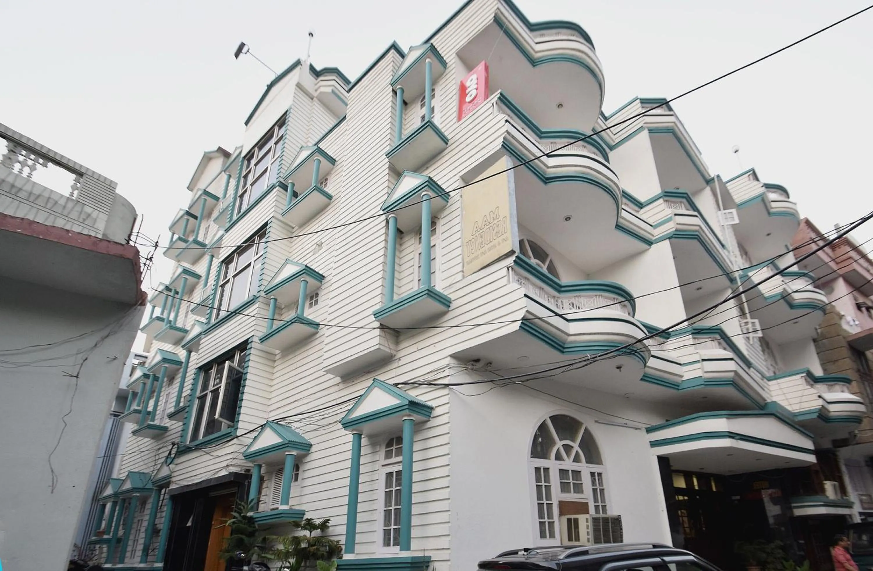 Facade/entrance in Super Hotel O Maa Residency