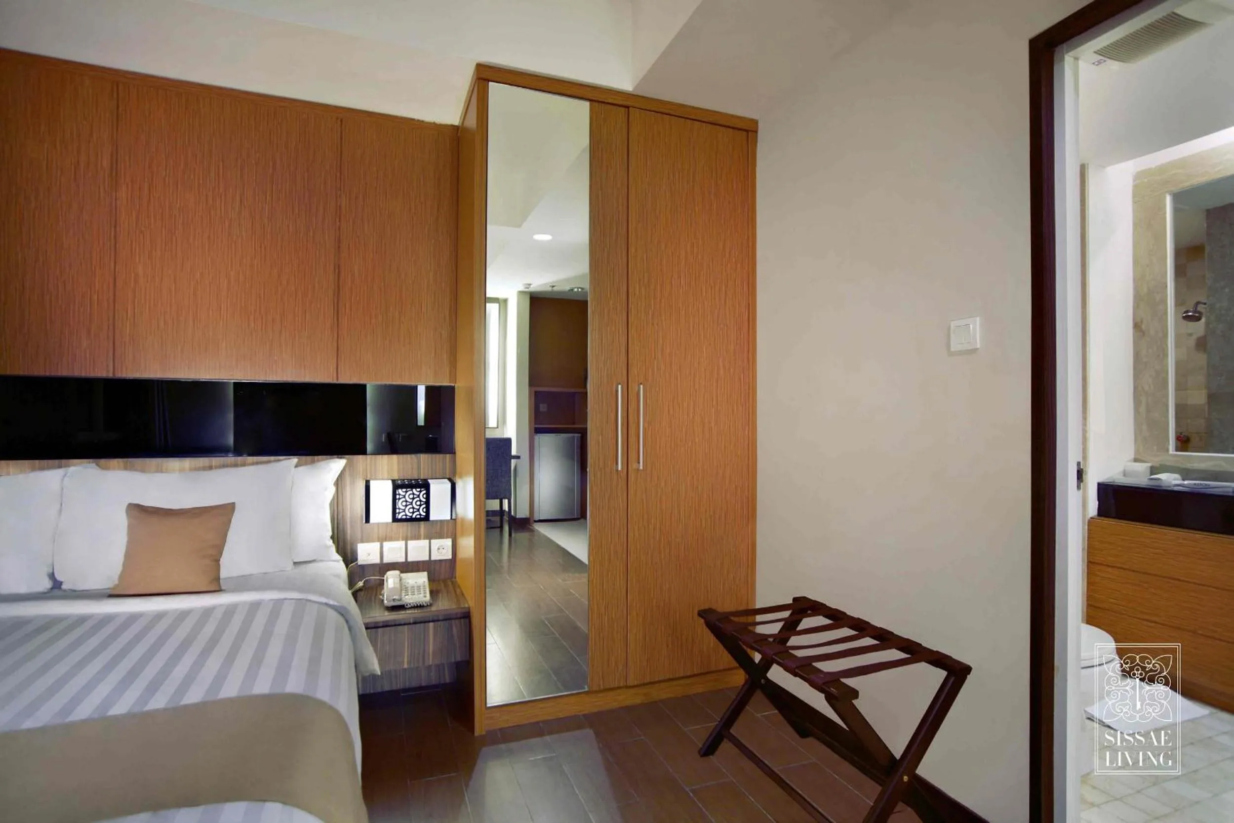 Bed in The Malibu Suites Balikpapan by Sissae Living