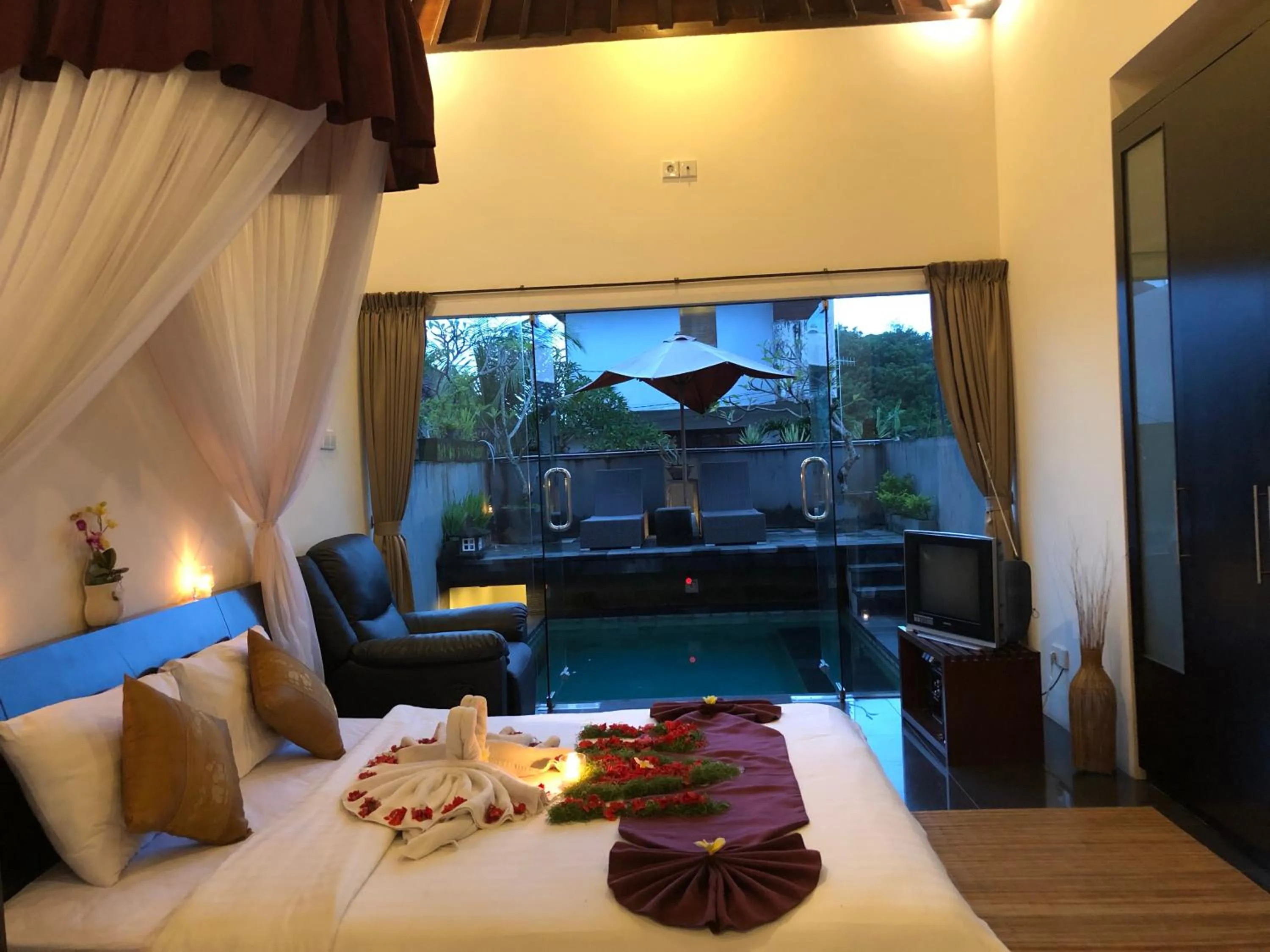 Bed in Bali Elephants Boutique Villa