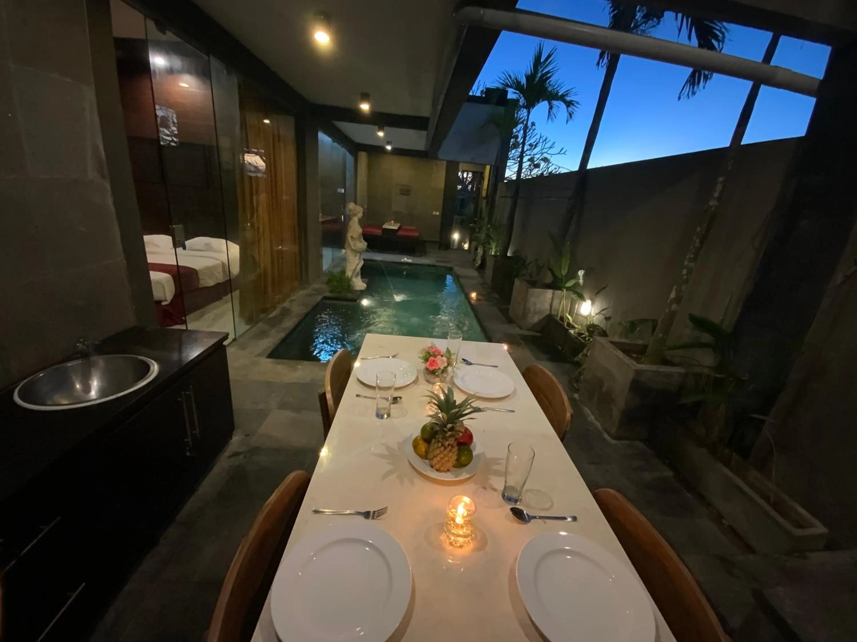 Pool view in Bali Golden Elephant Boutique Villa
