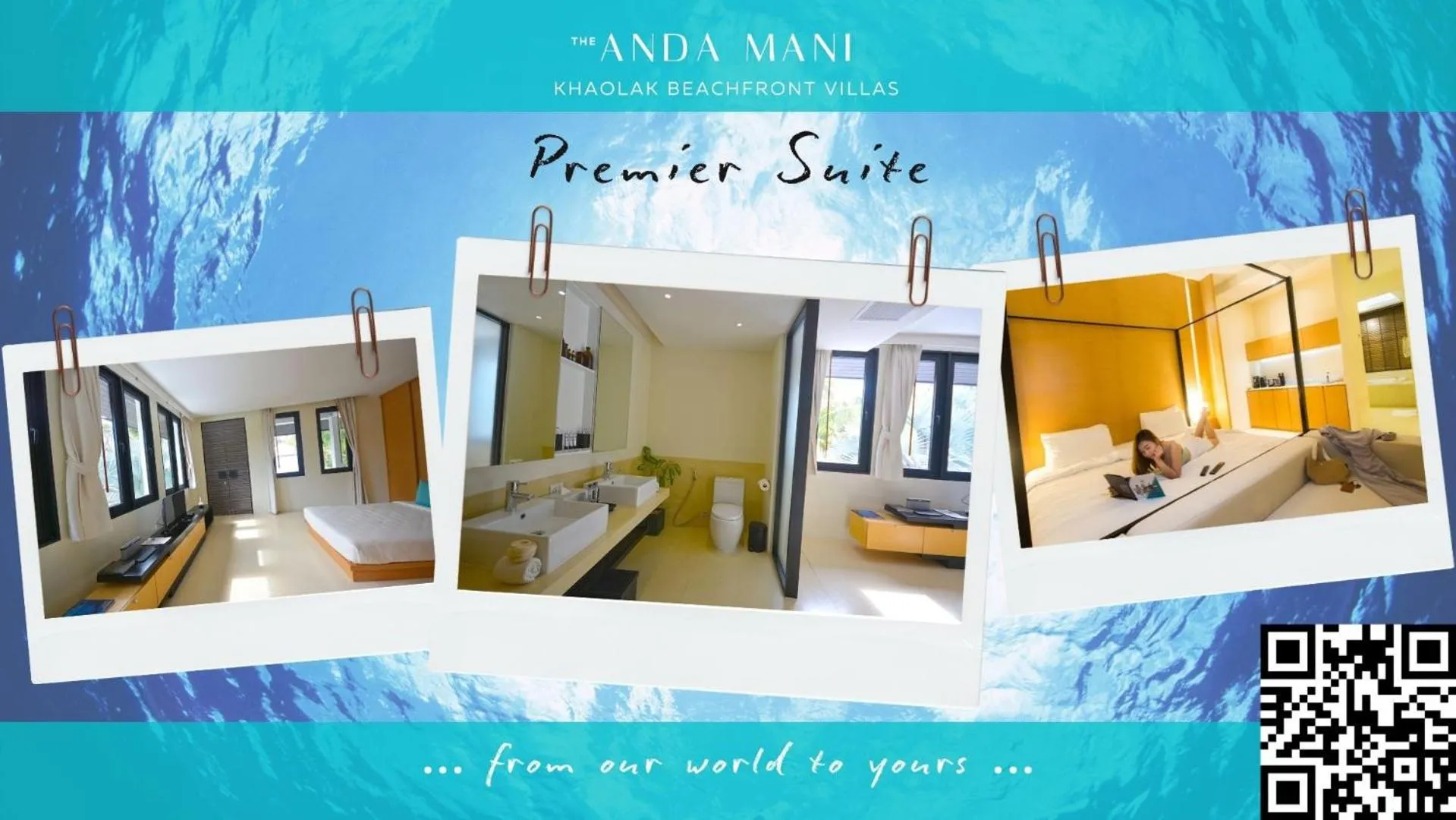 Property building, Bed in The Anda Mani Khaolak Beachfront Villas - Adult only