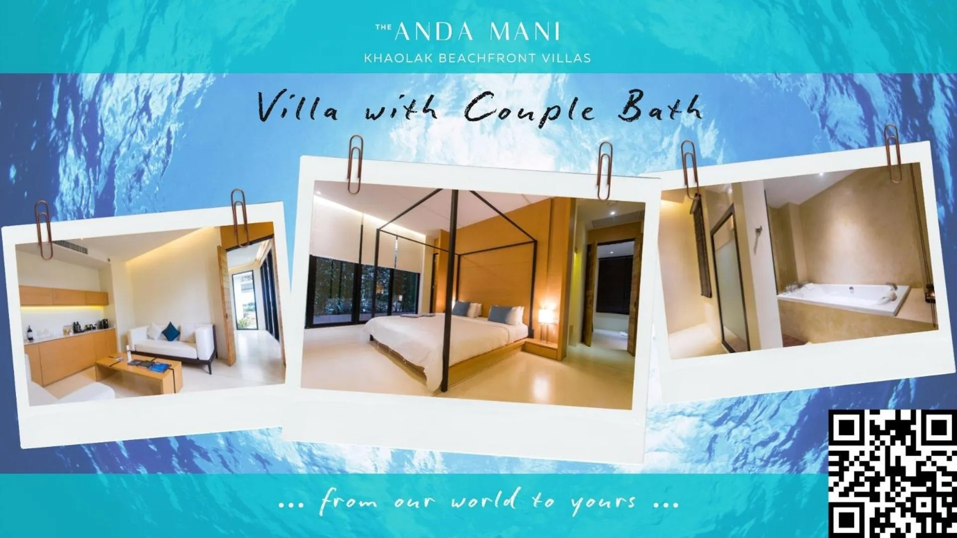 Property building, Bed in The Anda Mani Khaolak Beachfront Villas - Adult only