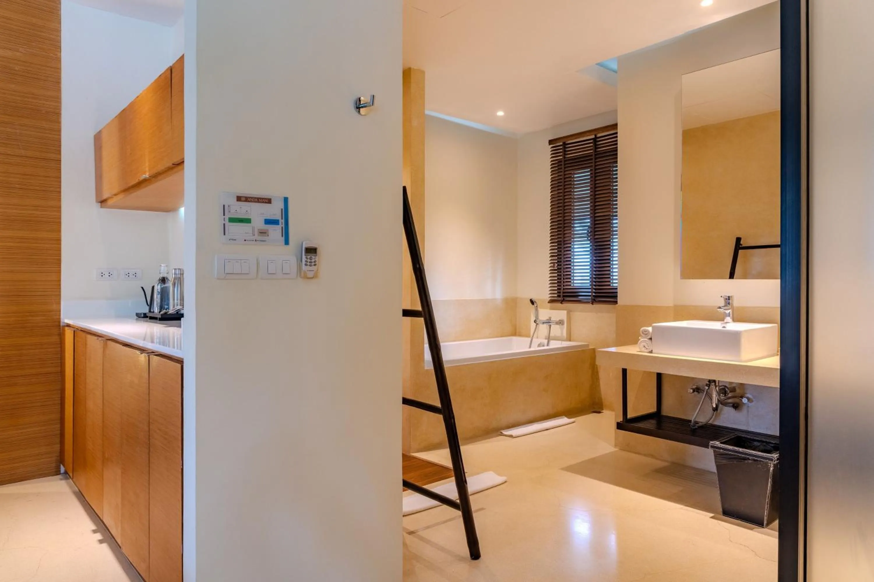 Bathroom in The Anda Mani Khaolak Beachfront Villas - Adult only